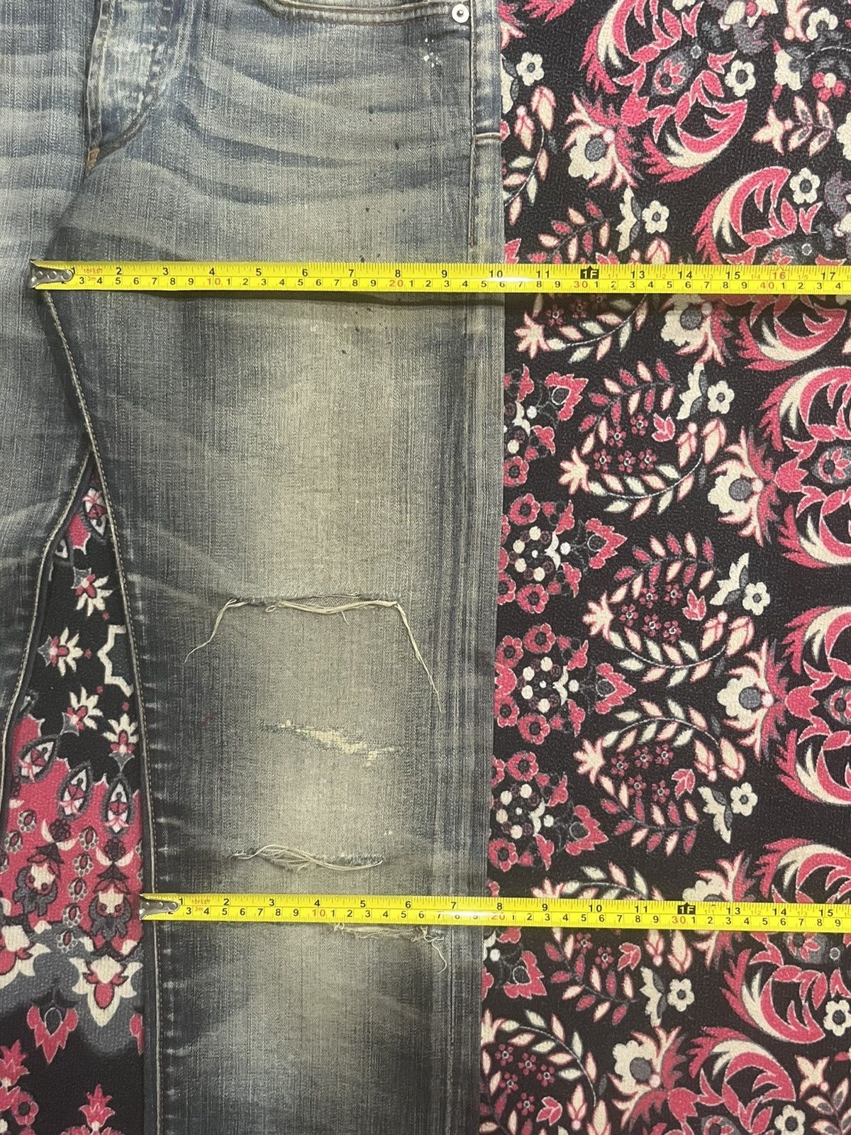 Dior Christian Dior Homme Distressed Mud Washed Jeans Size US 27 - 16 Thumbnail