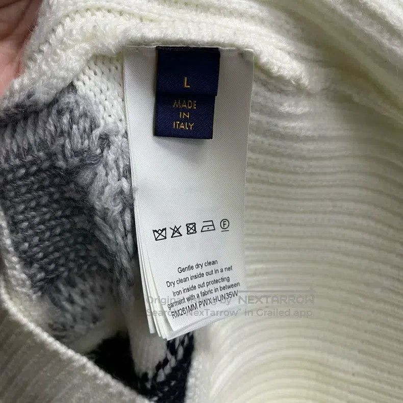 Louis Vuitton Louis Vuitton 26 New Graphic Single Breasted Cardigan V-Ne Size US L / EU 52-54 / 3 - 4 Thumbnail