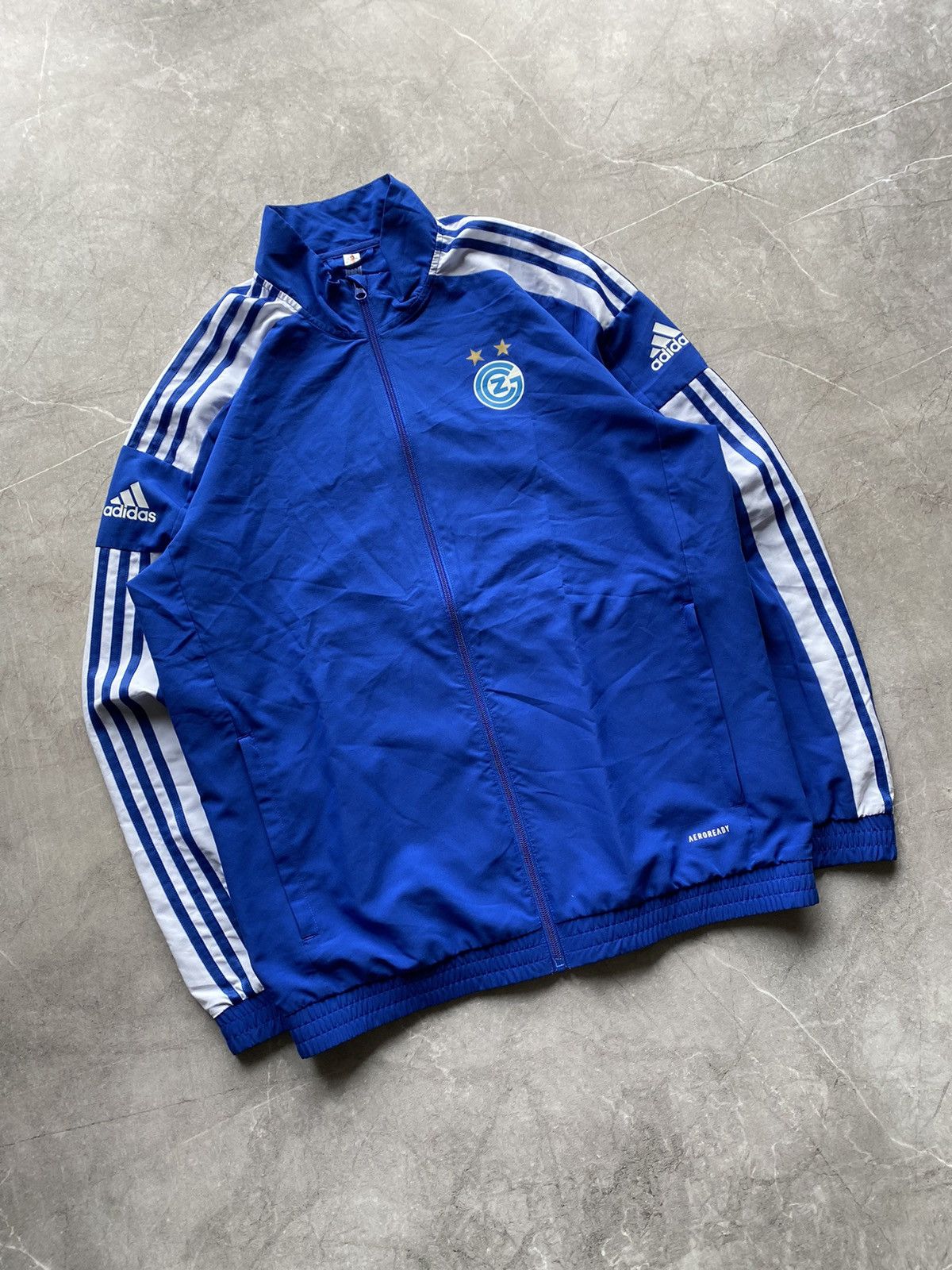 Adidas Adidas 2021 Grasshopper Club Zurich Soccer Football Jacket Size US M / EU 48-50 / 2 - 1 Thumbnail