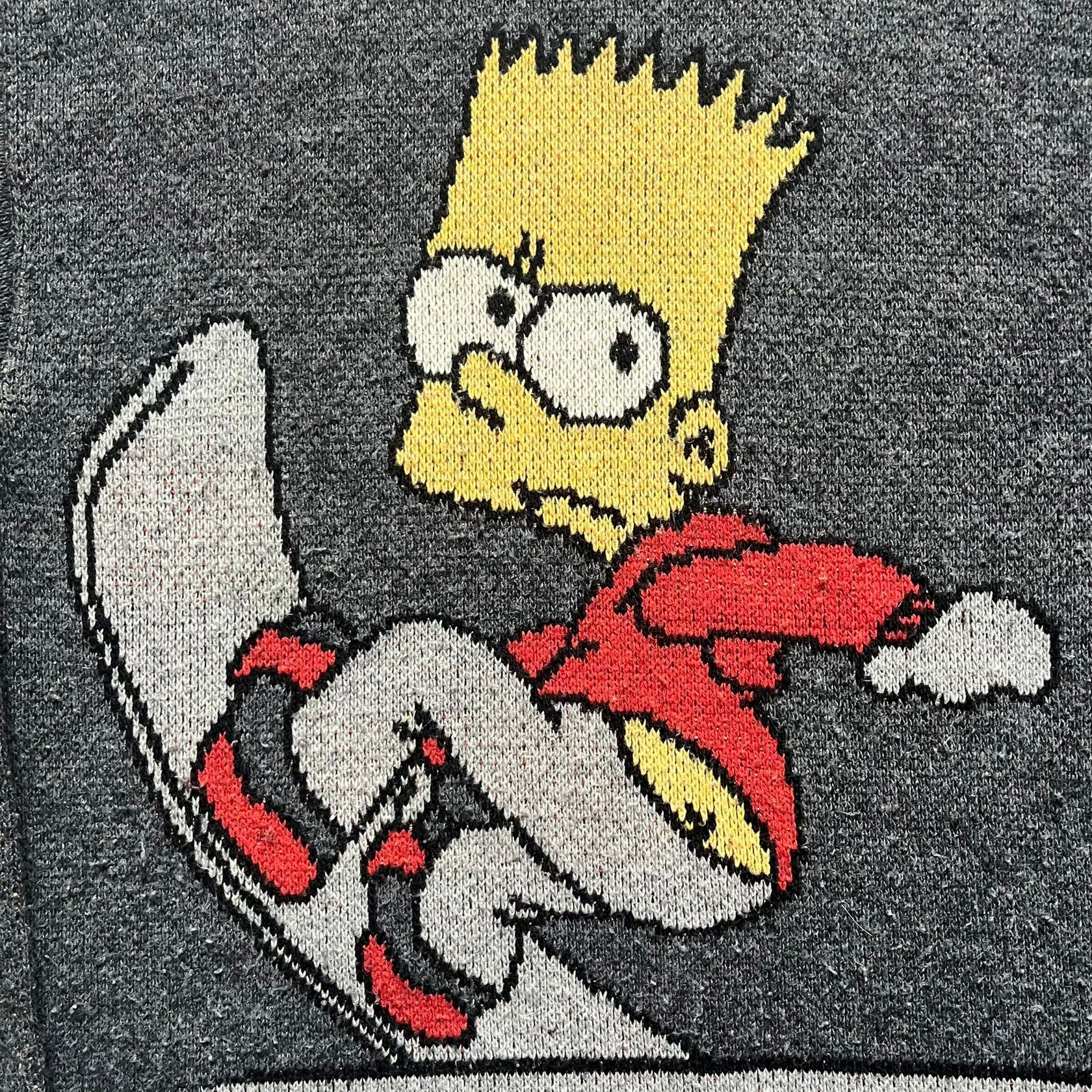 The Simpsons The Simpsons "Bart Freestyle" 2003 Knit Sweater Size US S / EU 44-46 / 1 - 2 Thumbnail
