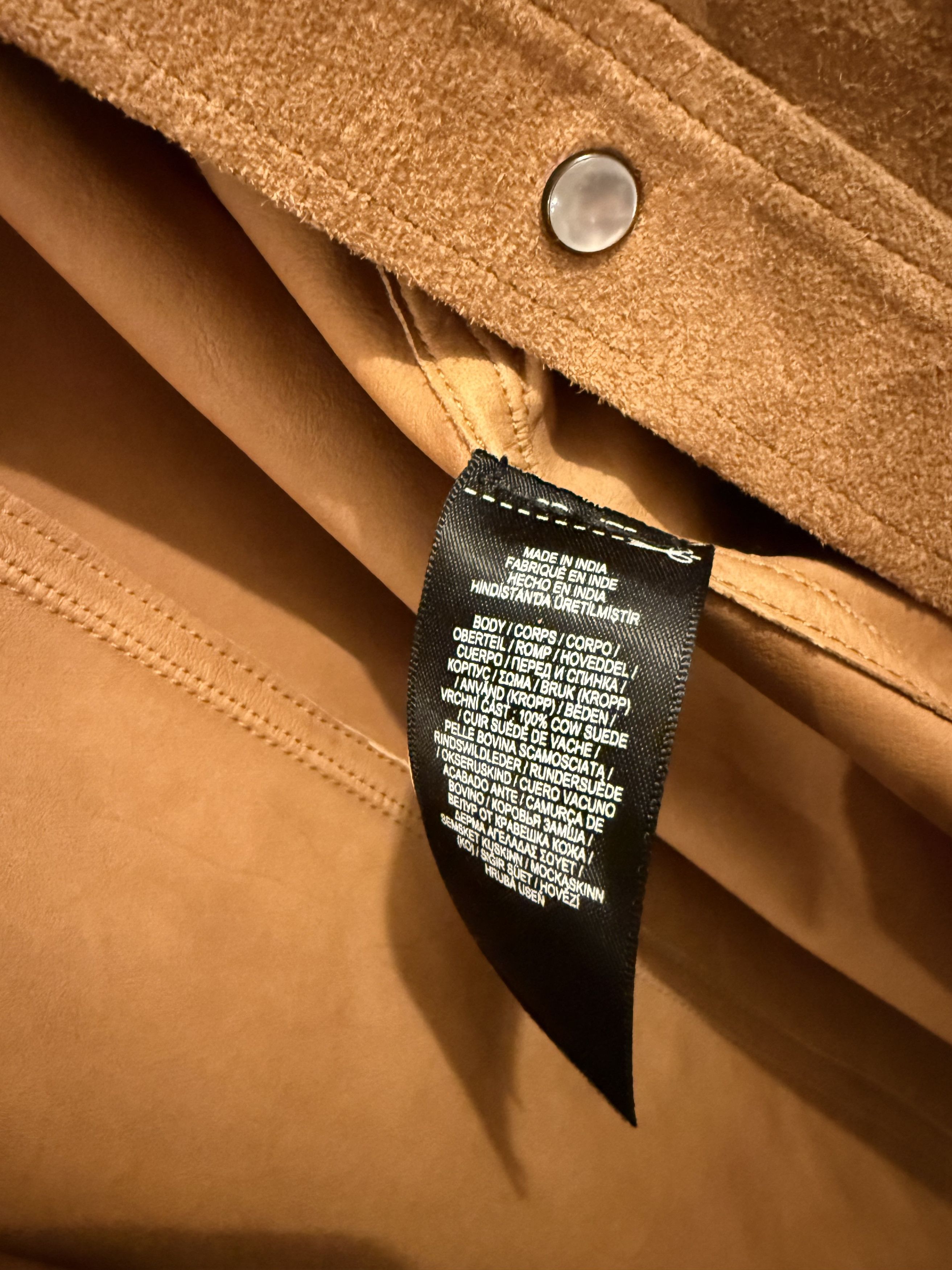 RRL Ralph Lauren Suede Western Shirt Jacket Size US XXL / EU 58 / 5 - 6 Thumbnail