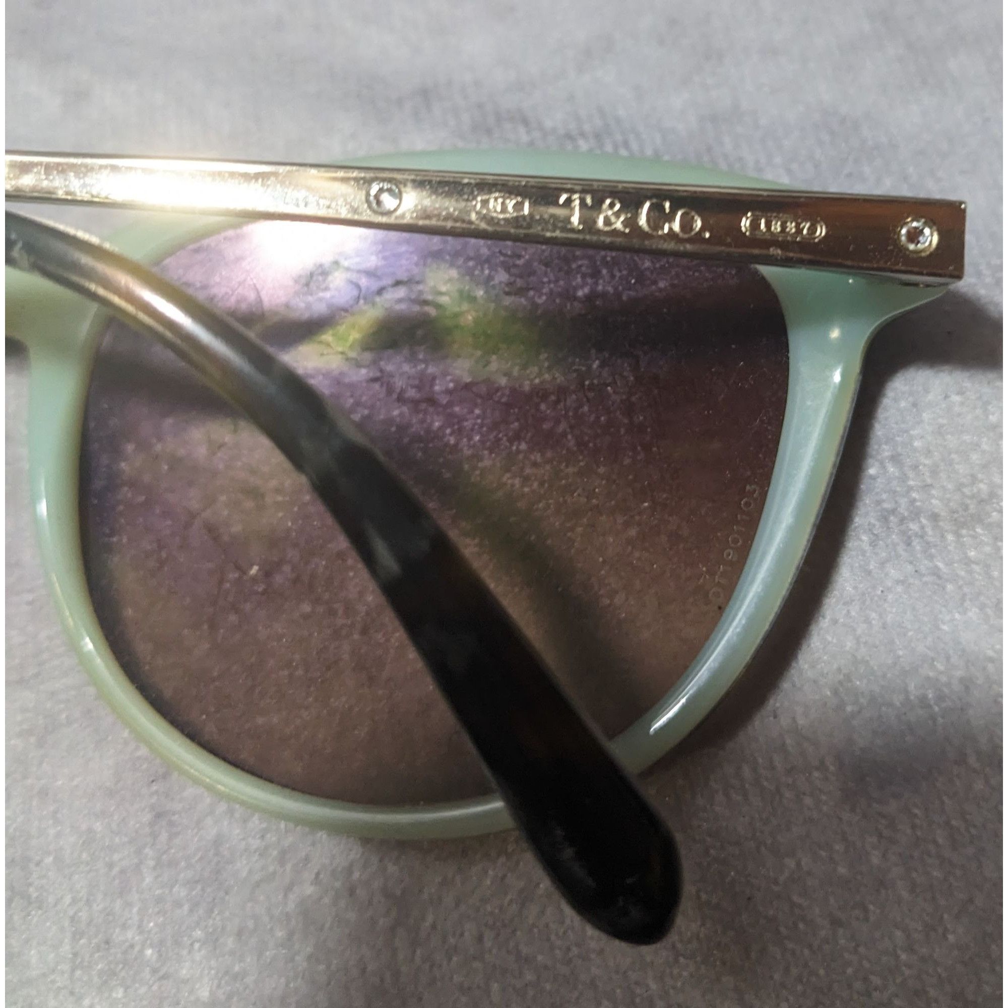 Tiffany & Co. Tiffany & Co Tortoise And Blue Sunglasses Size ONE SIZE - 7 Thumbnail
