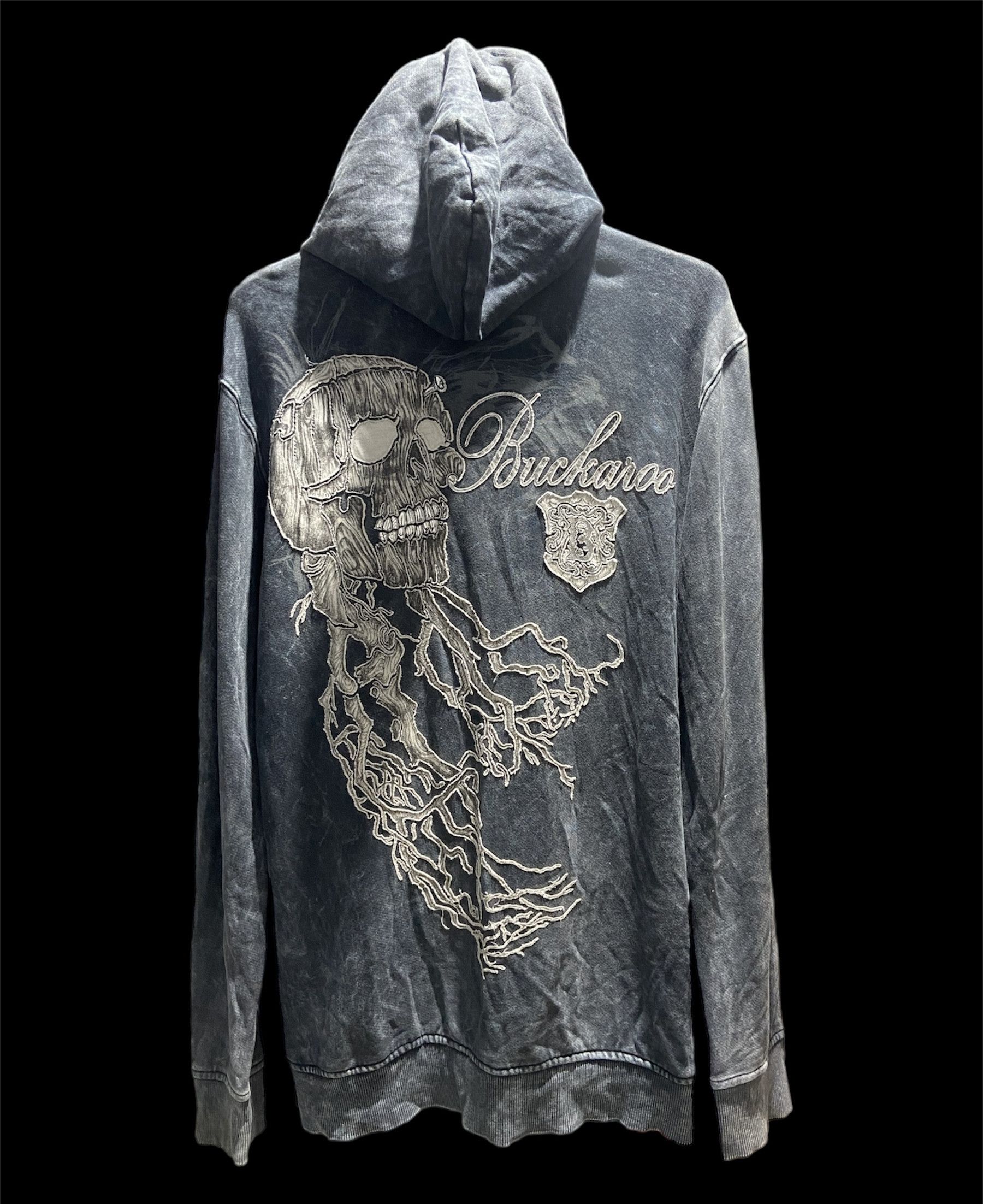 Beauty Beast Buckaroo skeleton washed hoodie lgb styled Size US L / EU 52-54 / 3 - 1 Thumbnail