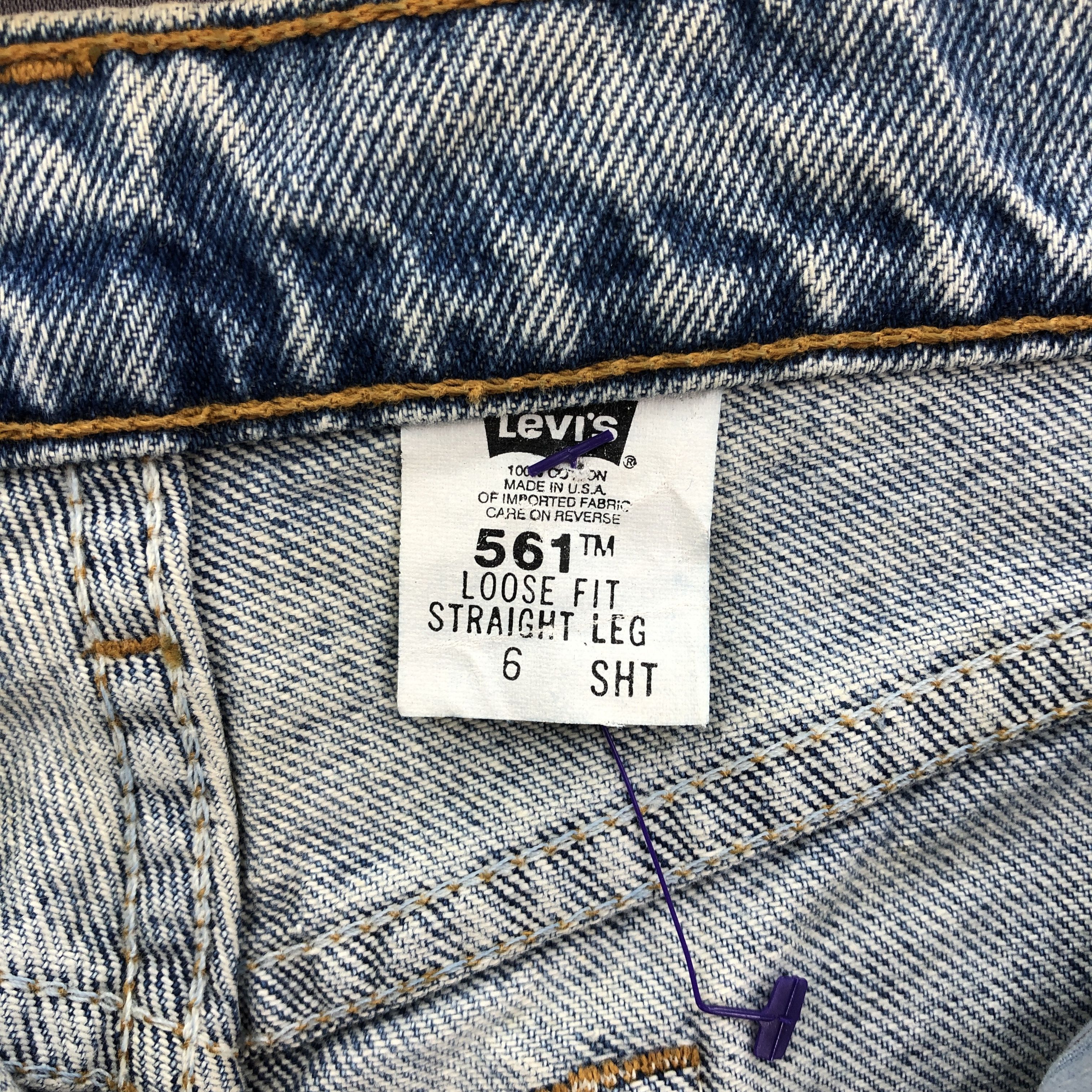 Levi's Vintage Levis Stonewash Faded Jeans Levi's 561 Tapered Denim Size 28" / US 6 / IT 42 - 6 Thumbnail