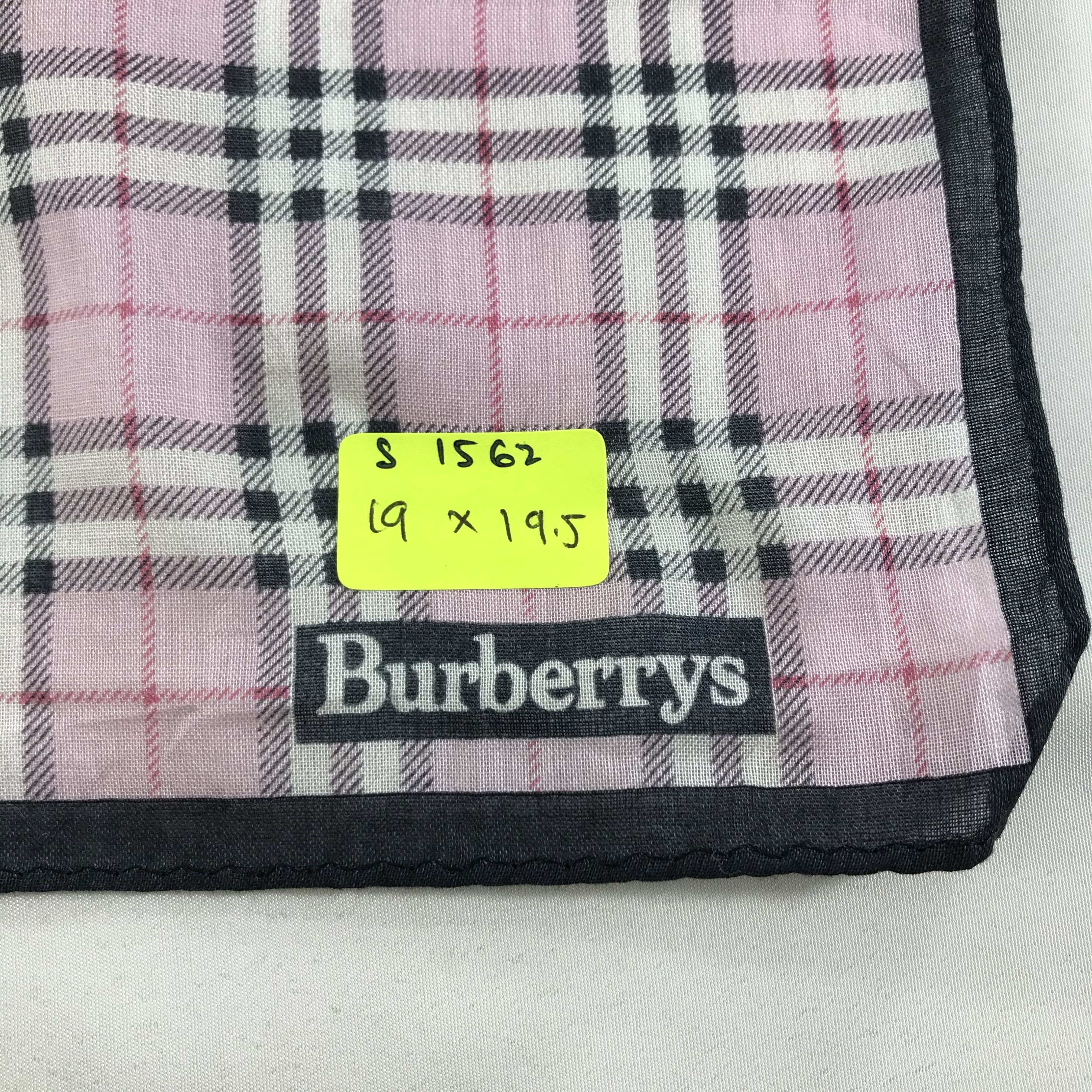 Burberry × Vintage Burberry Bandana / Handkerchief / Neckerchief - S1562 Size ONE SIZE - 5 Thumbnail