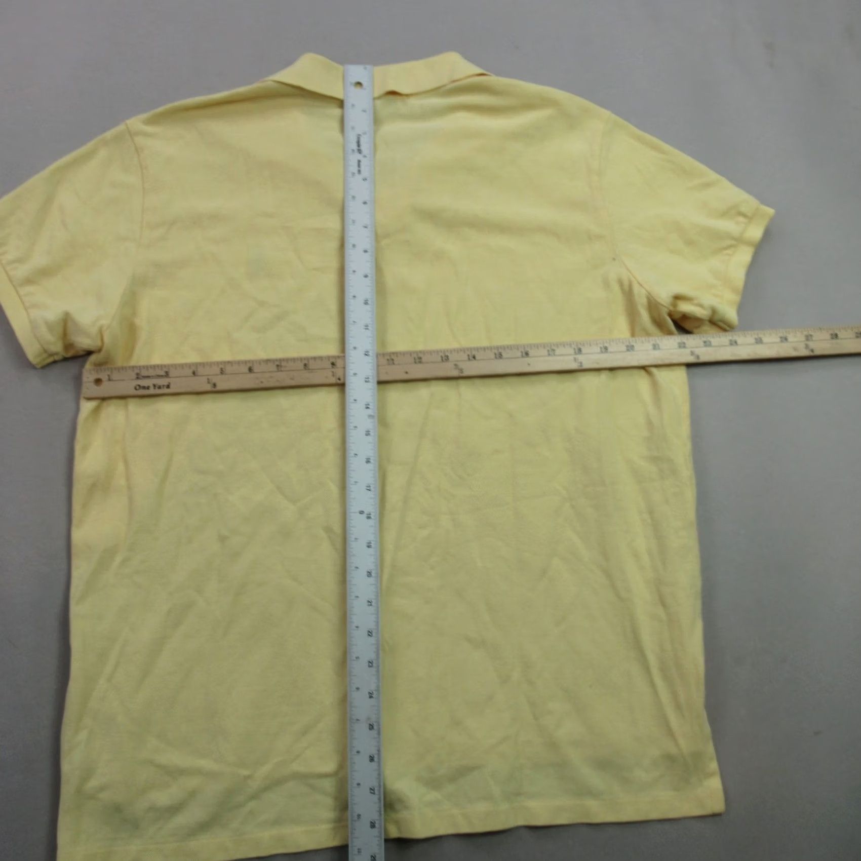 Polo Ralph Lauren Polo Ralph Lauren Shirt Mens XL Short Sleeve Lightweight Yellow Custom Fit Size US XL / EU 56 / 4 - 5 Thumbnail