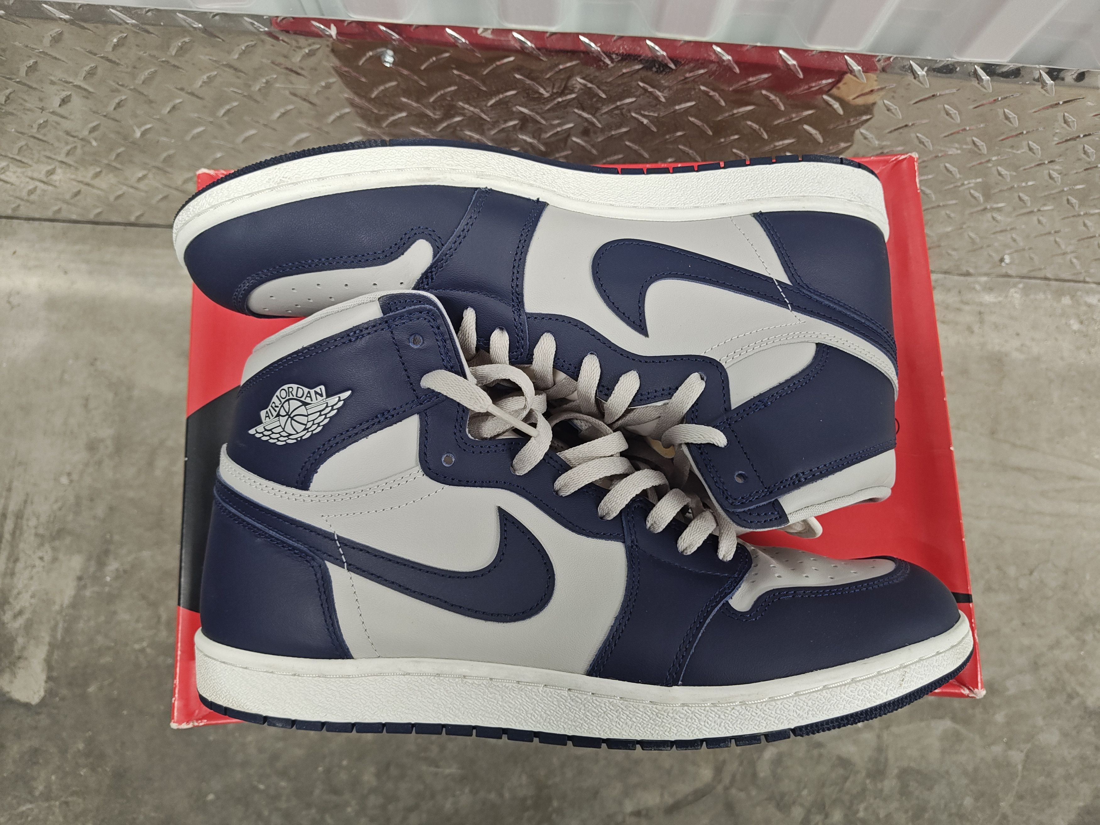Jordan Brand Jordan 1 85 HI Georgetown Size US 14 / EU 47 - 8 Thumbnail