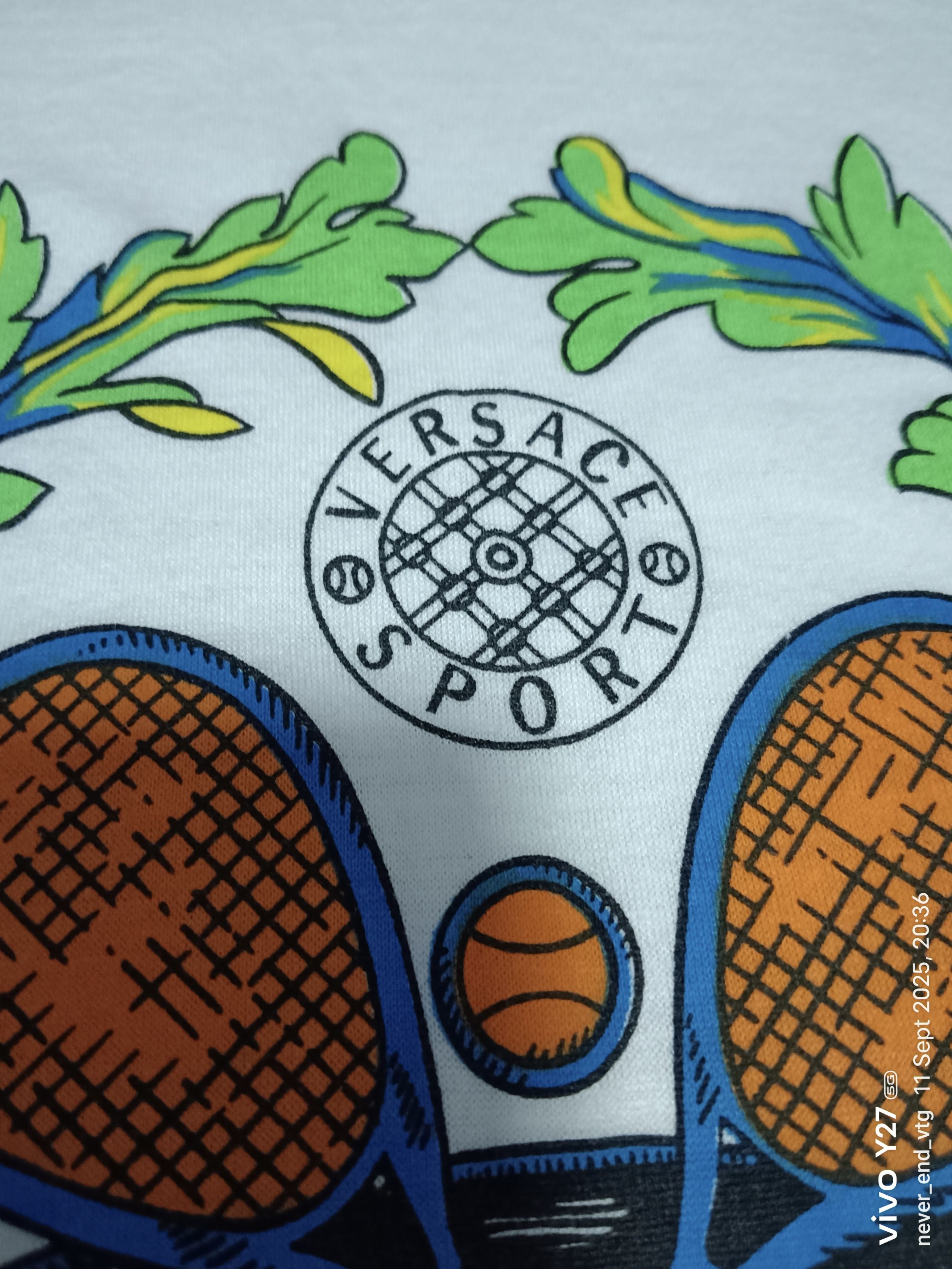 Versace VINTAGE VERSACE TENNIS SPORTS Size US S / EU 44-46 / 1 - 4 Thumbnail