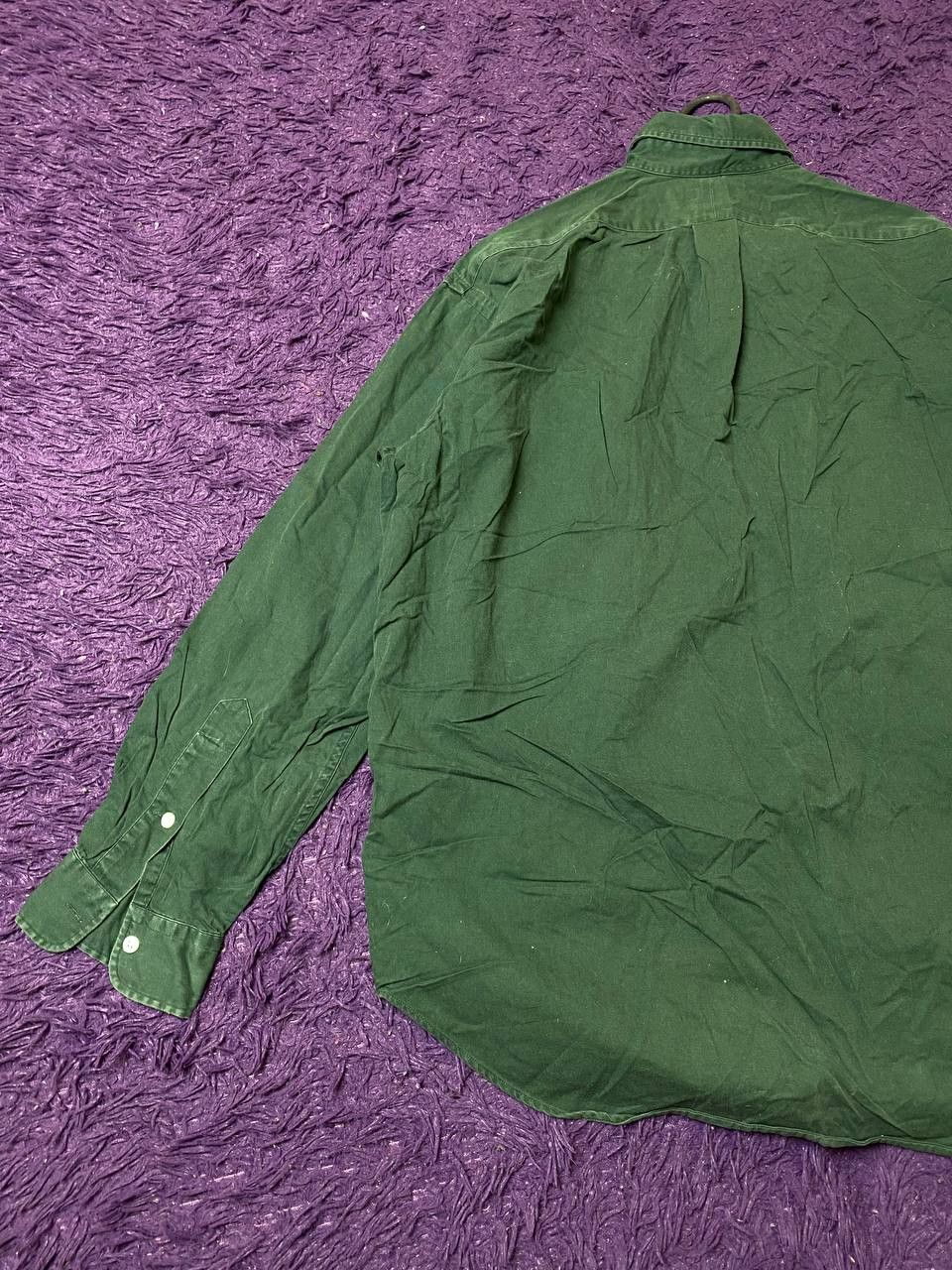 Ralph Lauren Avant-Garde Y2K Ralph Lauren shirt green logo Vintage Size US L / EU 52-54 / 3 - 14 Thumbnail