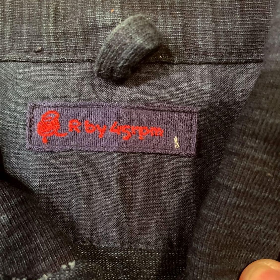 Vintage 45RPM Japanese Indigo Cotton Shirt Jacket Men S Long Sleeve Button-Up Shirt Jacket Indigo Cotton Shirt Jacket Size US S / EU 44-46 / 1 - 6 Thumbnail