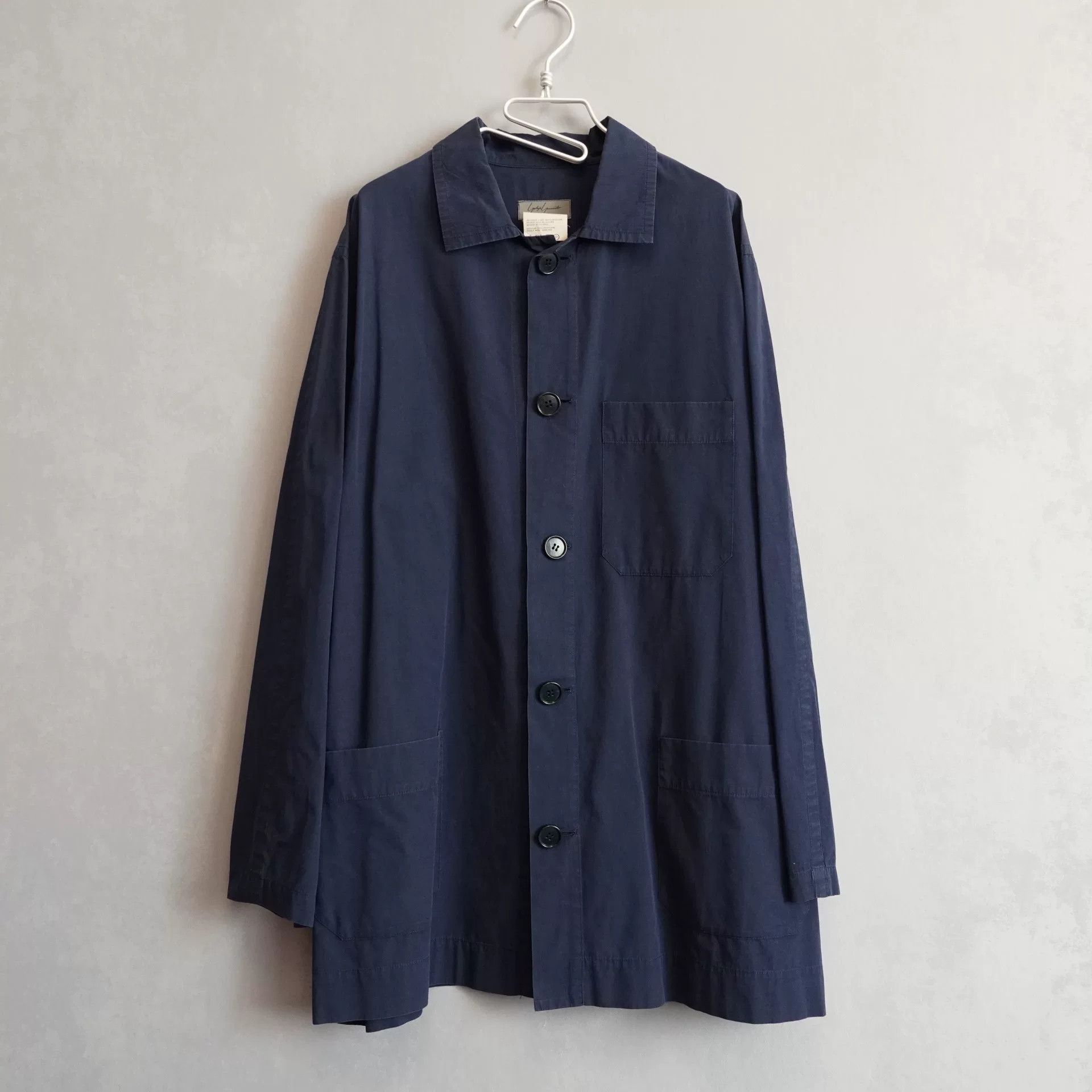 Yohji Yamamoto Yohji Yamamoto 80SS Indigo Worker Jacket Size US M / EU 48-50 / 2 - 1 Thumbnail