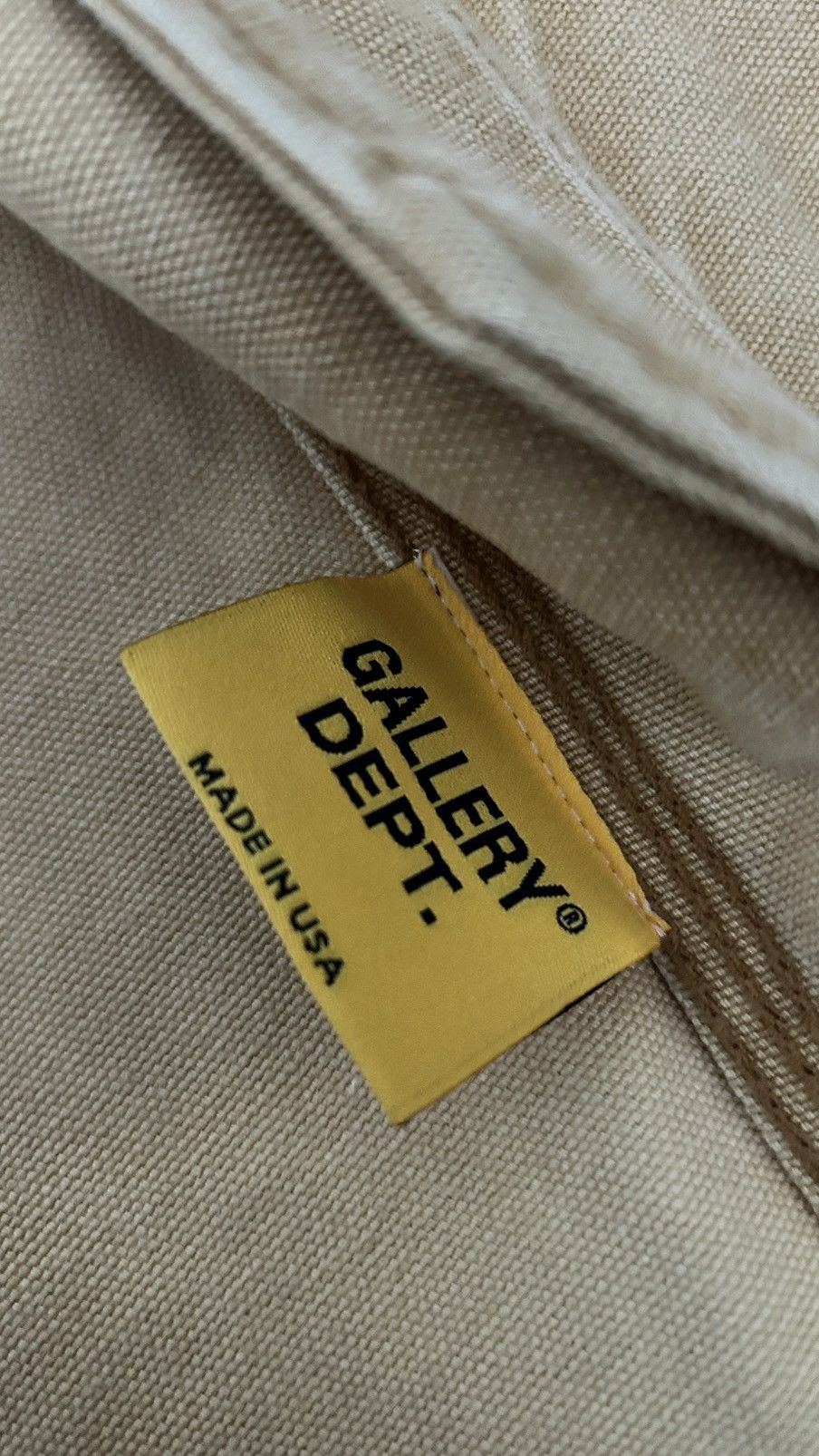 Gallery Dept. Gallery Dept Logan Vest Jacket Medium Tan Brown Size US M / EU 48-50 / 2 - 15 Thumbnail