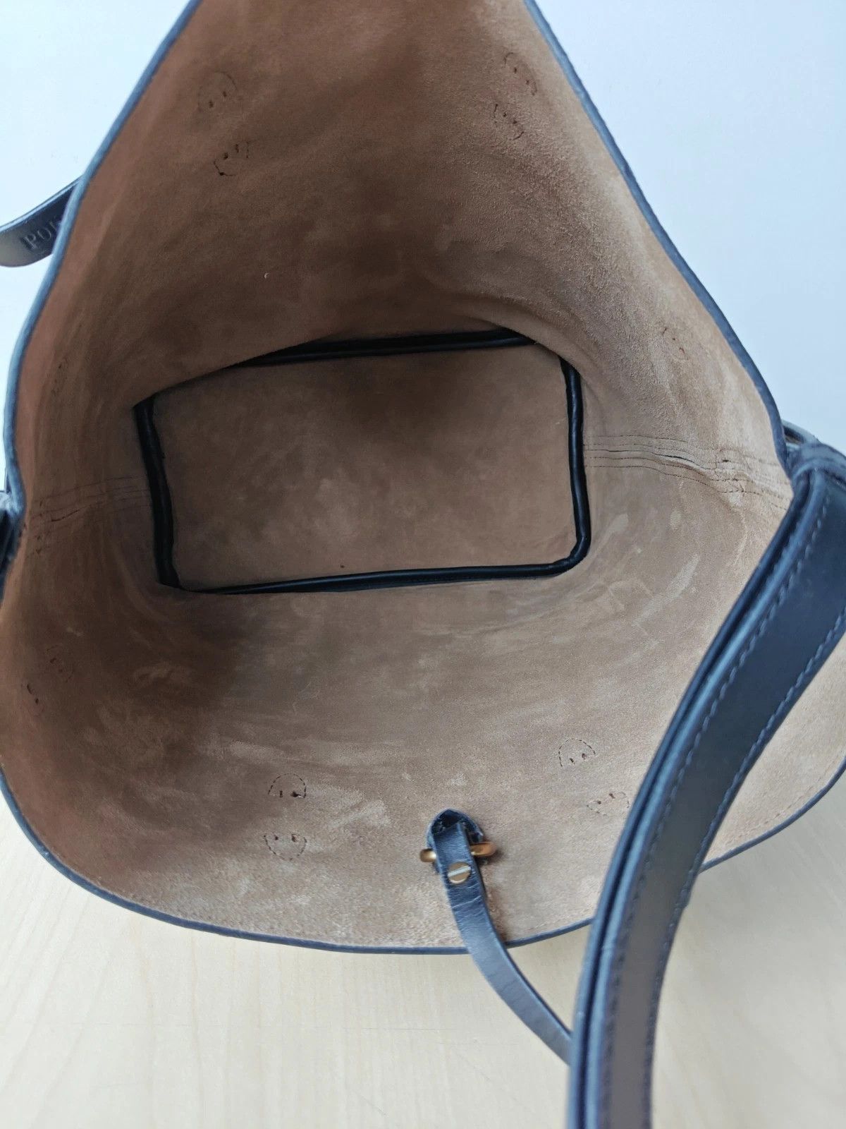 Polo Ralph Lauren Polo Ralph Lauren Bellport Leather Large Bucket Bag FTP 0012 Size ONE SIZE - 6 Thumbnail