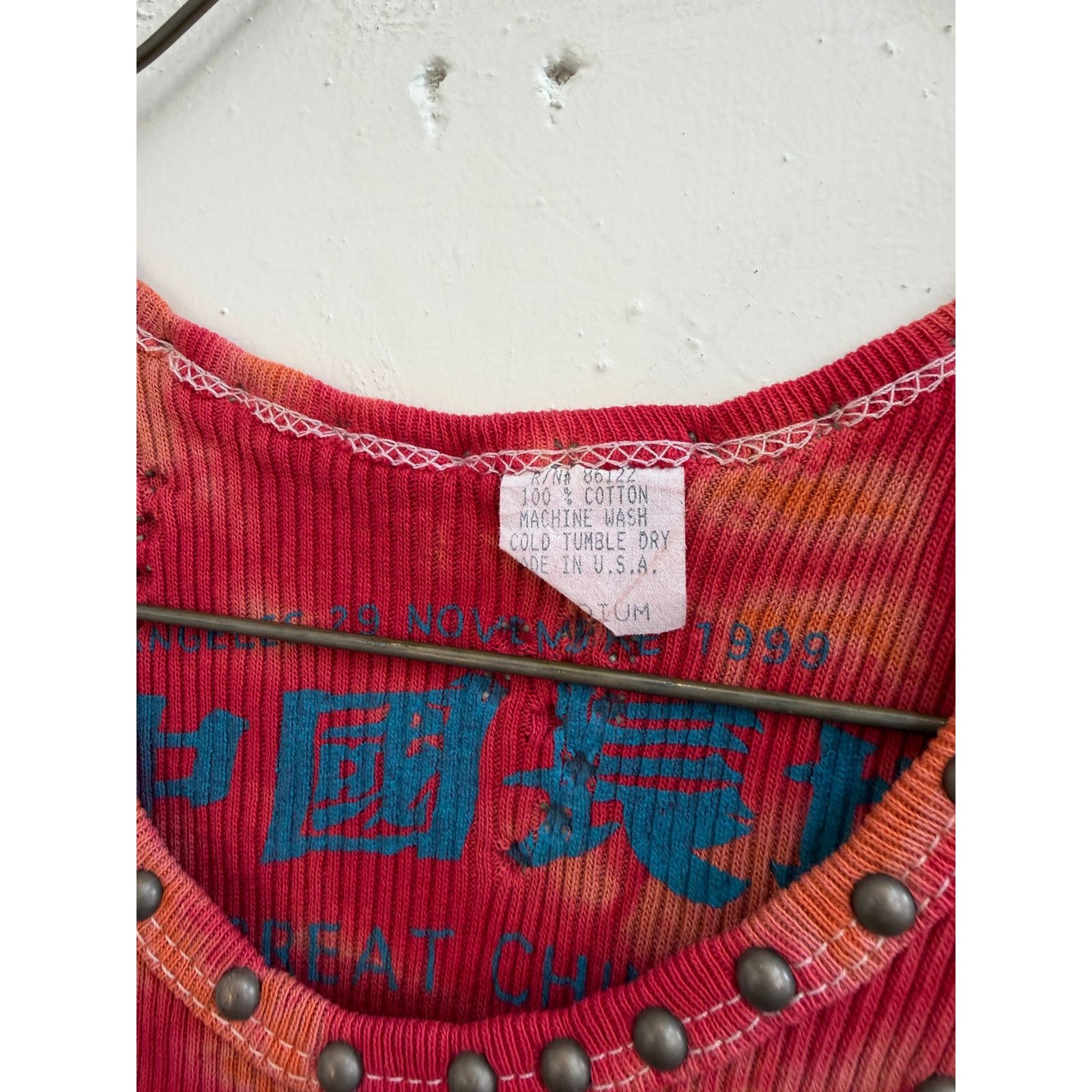 The Great China Wall Great China Wall x Hot Mess Tie Dye Studded Tank Top Size M / US 6-8 / IT 42-44 - 3 Thumbnail