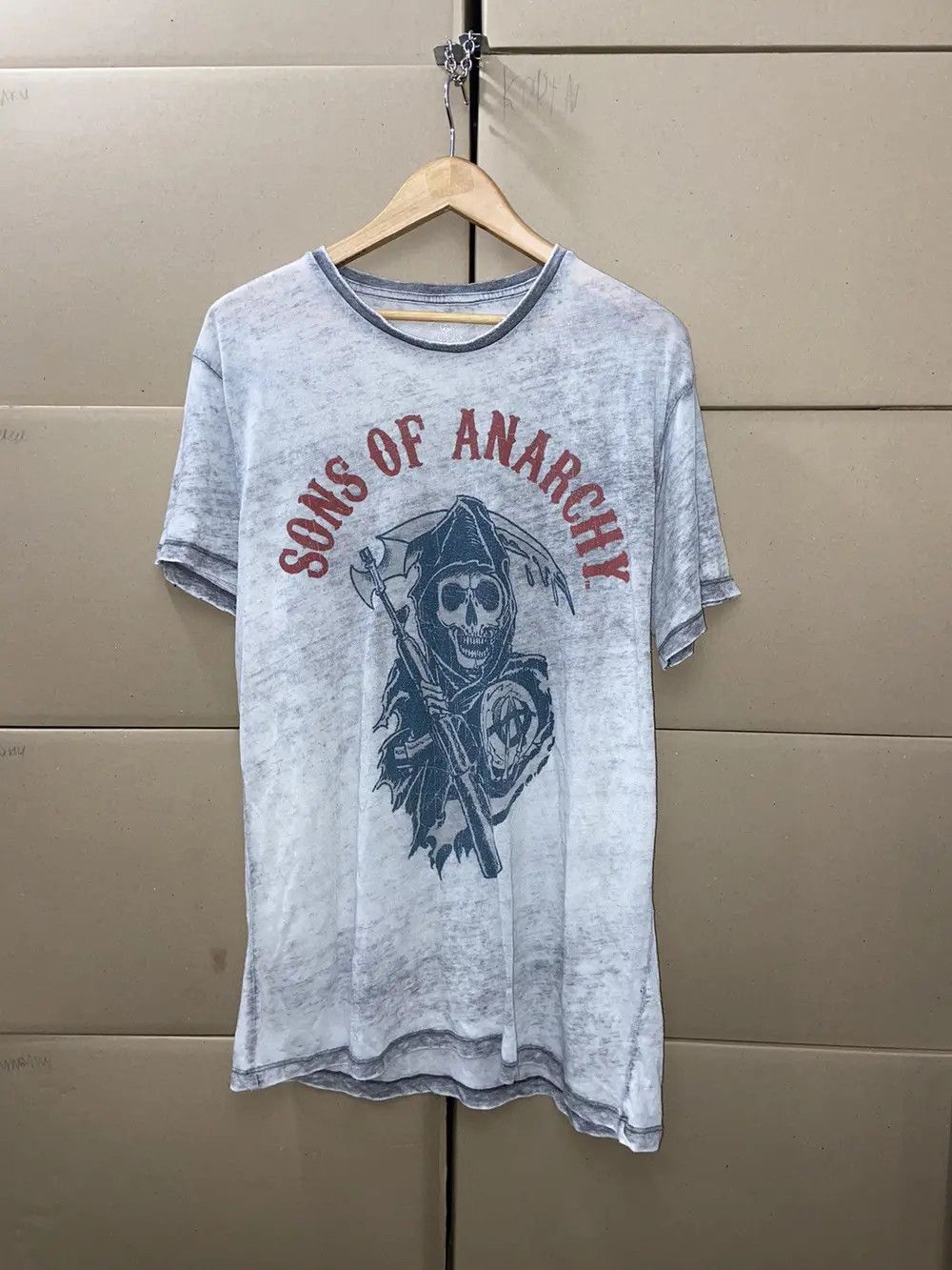 Affliction 🔞VINTAGE SKULLS Y2K TEE T SHIRT AFFLICTION DEVIL ANARCHY Size US L / EU 52-54 / 3 - 1 Thumbnail