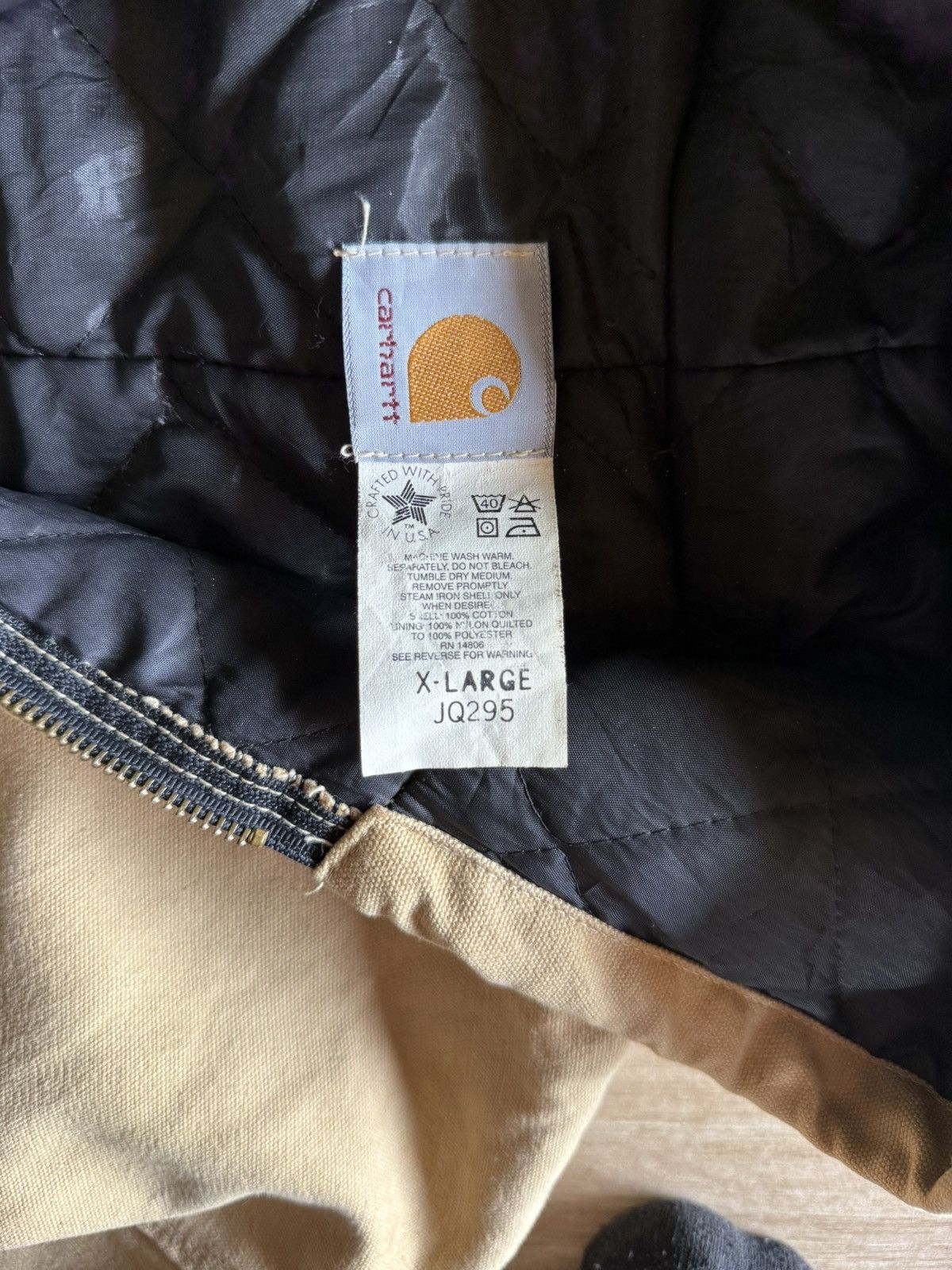 Carhartt Vintage 90s Carhartt JQ295 Jacket Size US XL / EU 56 / 4 - 5 Thumbnail