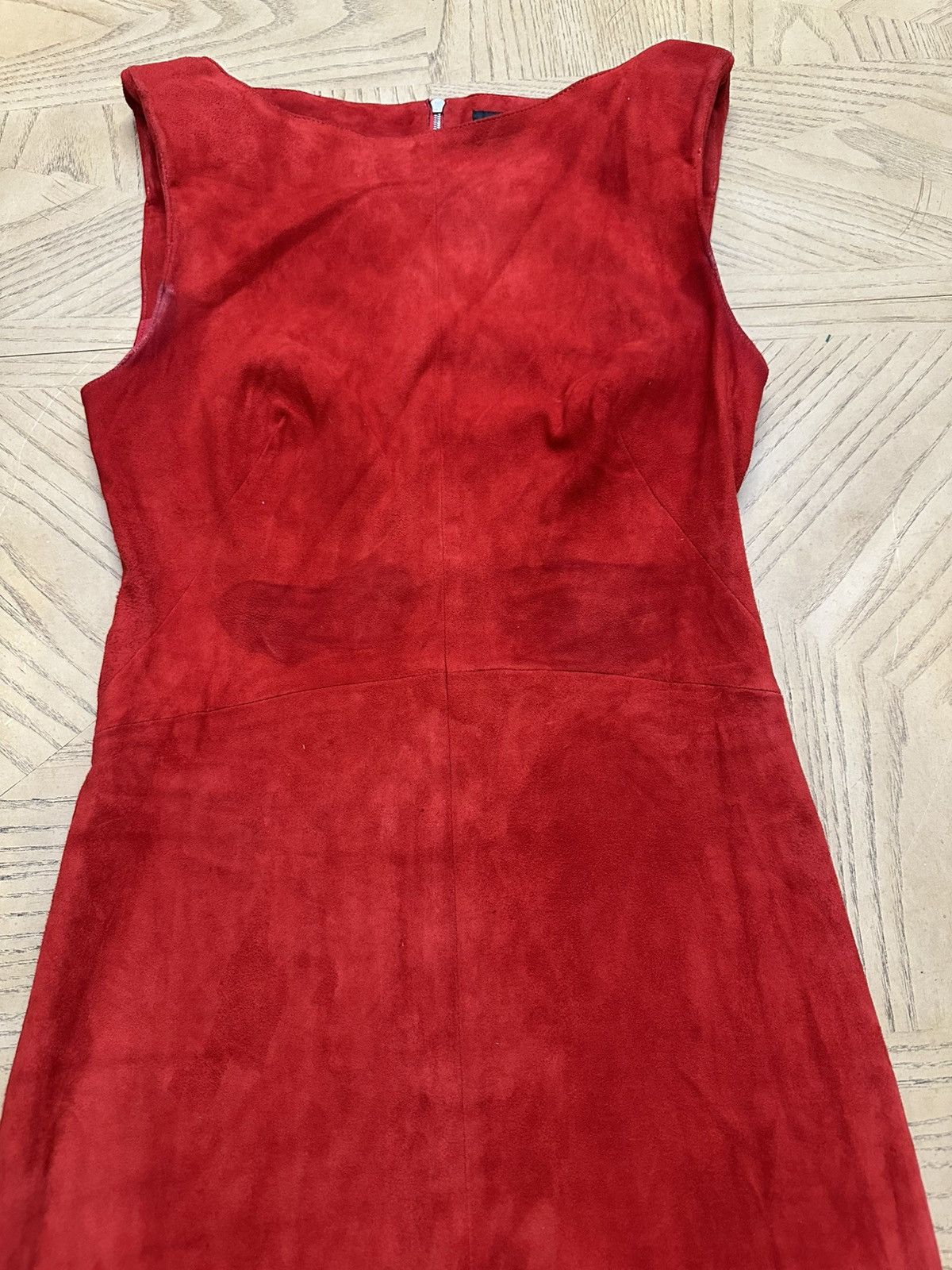 Jitrois Jean Claude Jitrois Lambskin suede dress Size XS / US 0-2 / IT 36-38 - 2 Thumbnail