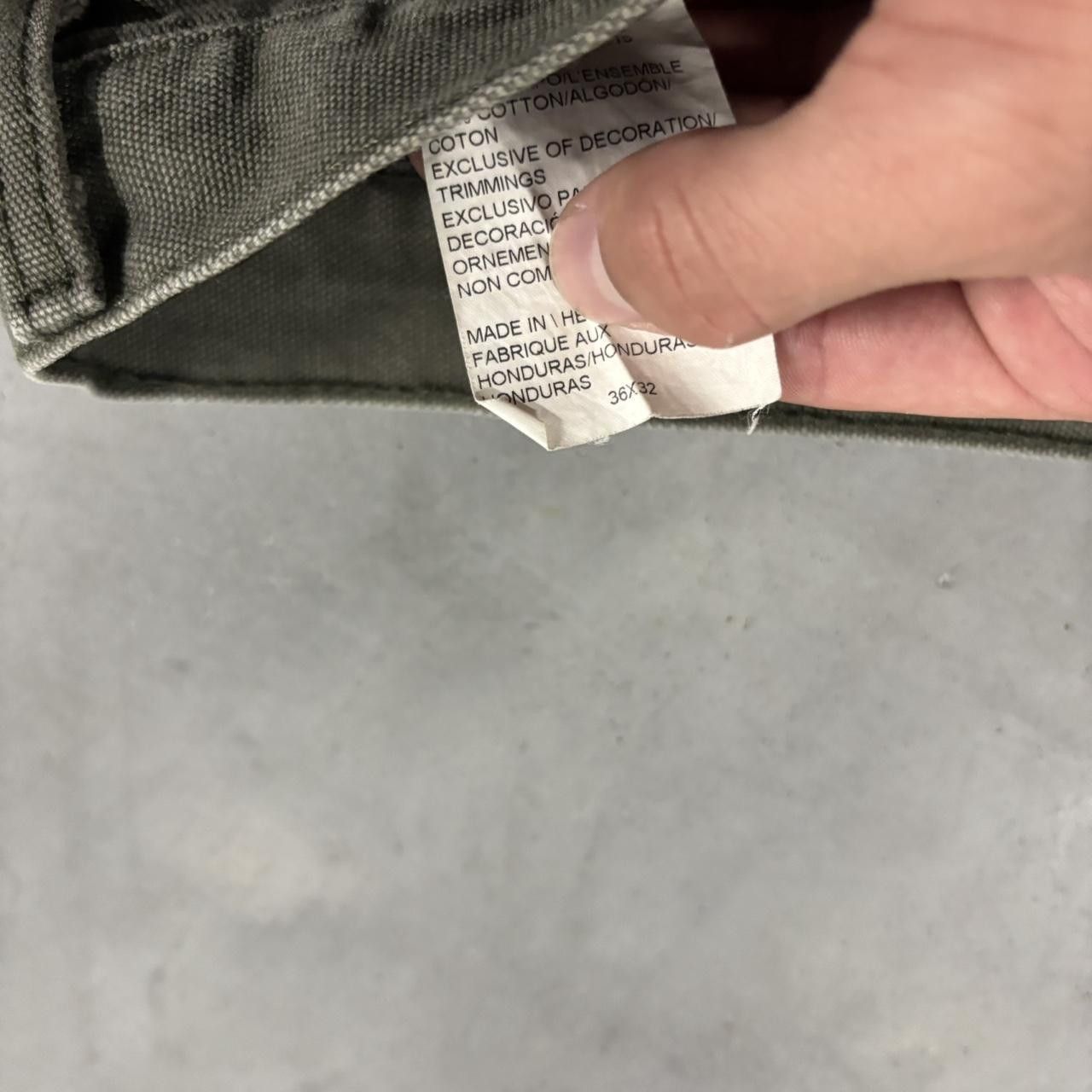 Dickies Crazy Vintage Y2K/2000s Khaki Green Dickies Carpenter Workwear Pants! 36x32 Size US 36 / EU 52 - 8 Thumbnail
