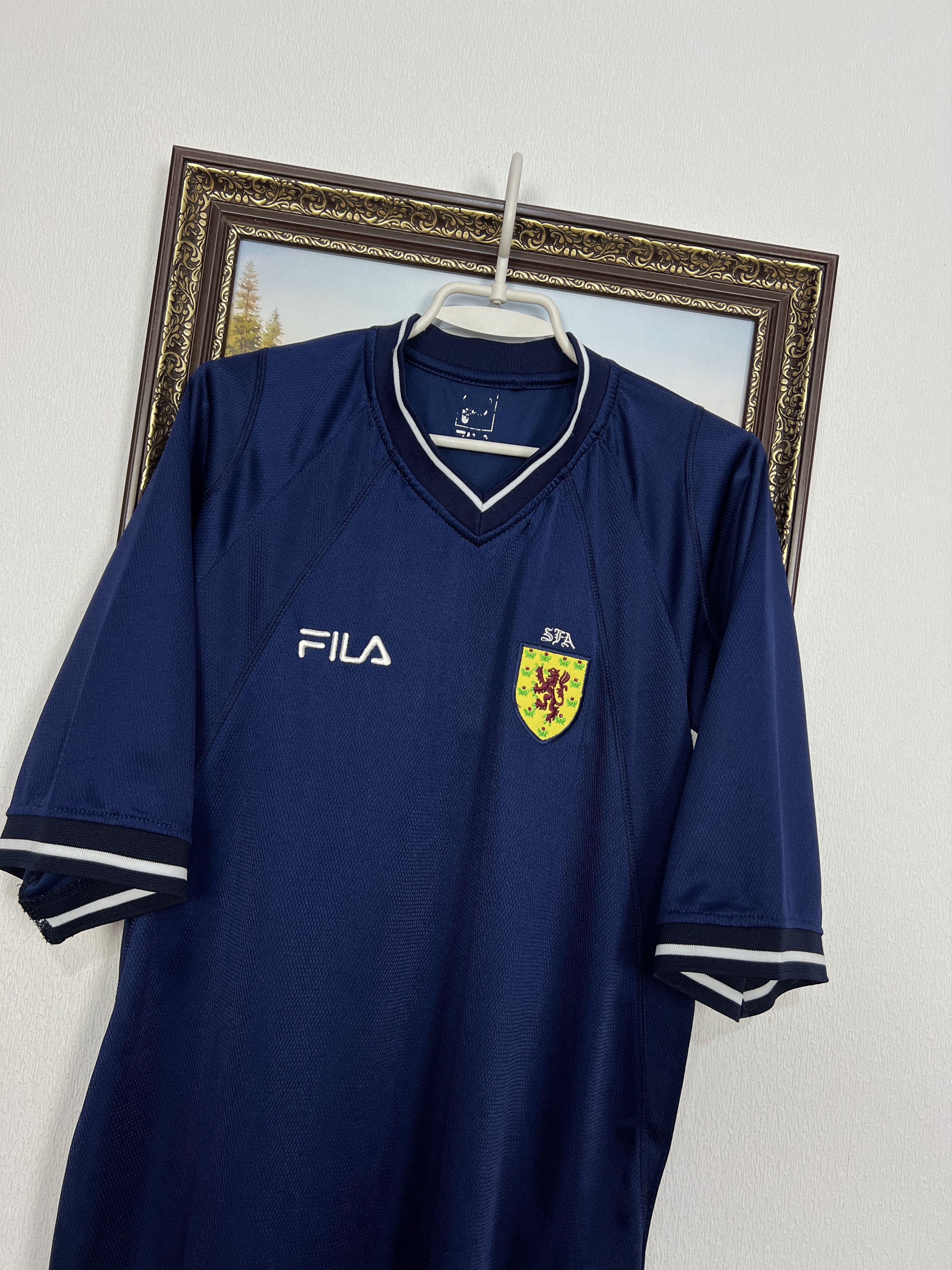 Fila Scotland Home football shirt 2000 Soccer FILA Jersey Trikot Size US XL / EU 56 / 4 - 3 Thumbnail