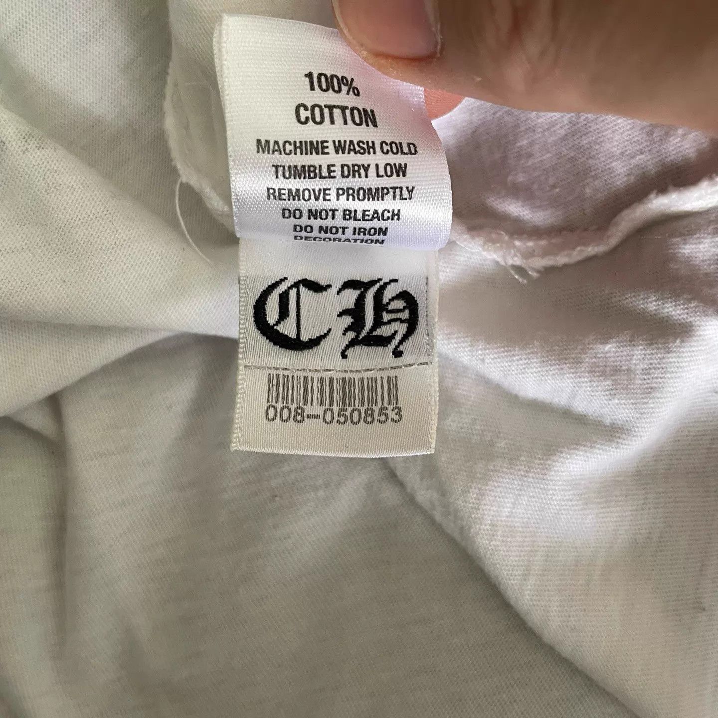 Chrome Hearts Chrome Hearts CH PLUS Full Cross Scroll White Long Sleeve Size US M / EU 48-50 / 2 - 5 Thumbnail
