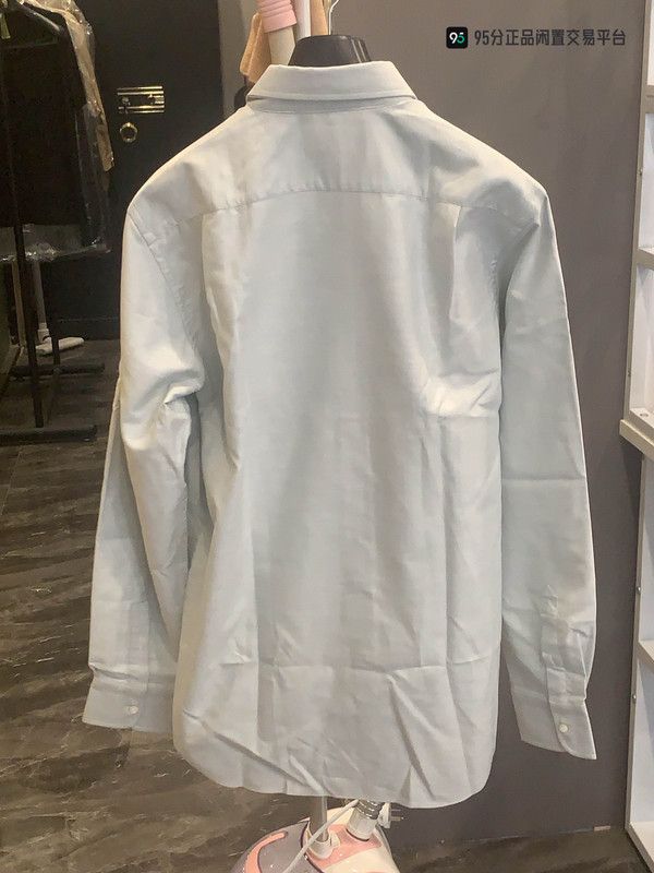 Loro Piana Loro Piana Men's White Solid Lapel Shirt Size US XL / EU 56 / 4 - 1 Thumbnail