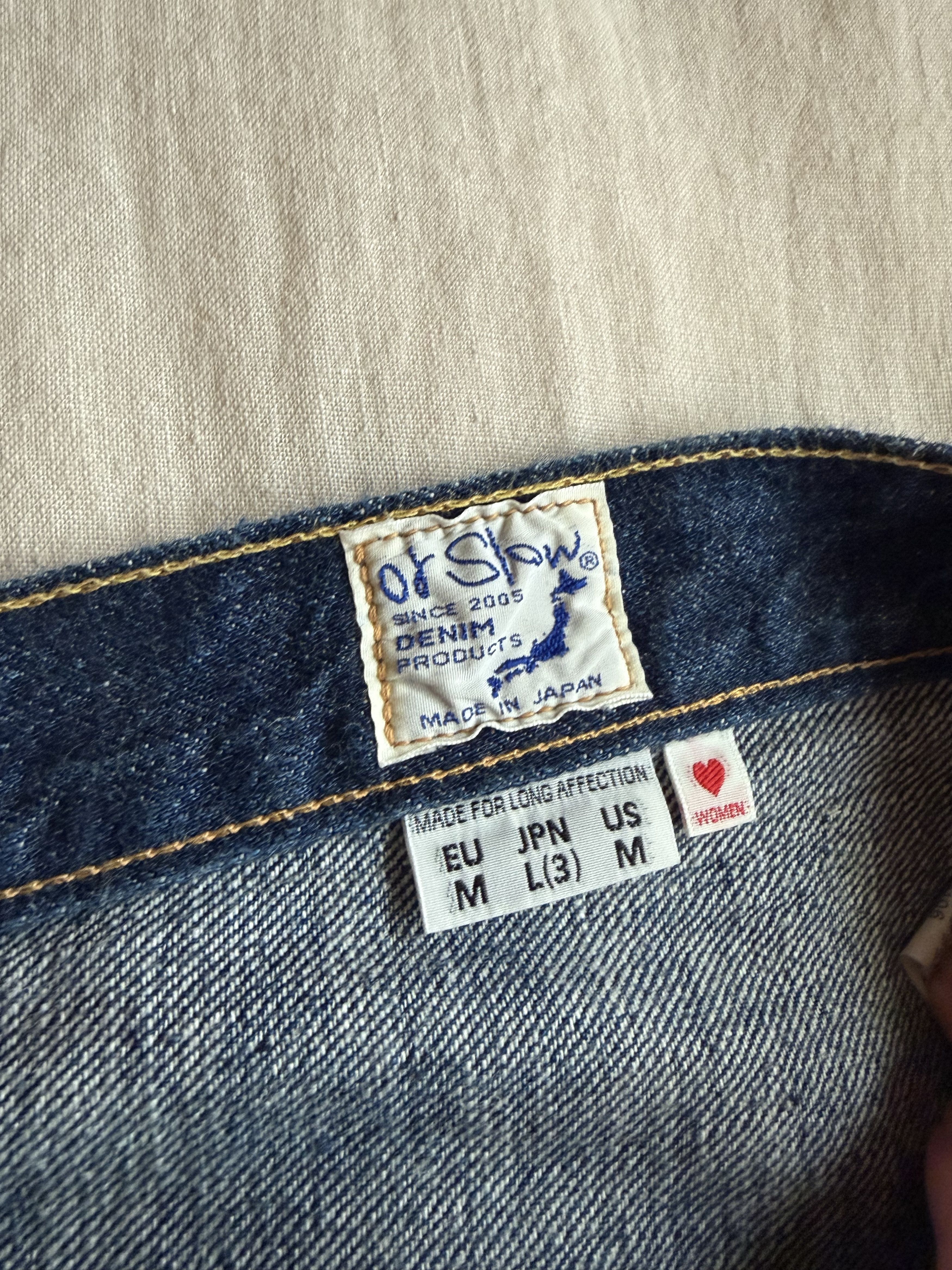 Orslow Orslow High Waisted Women’s Selvedge Jeans Size 29" - 5 Thumbnail