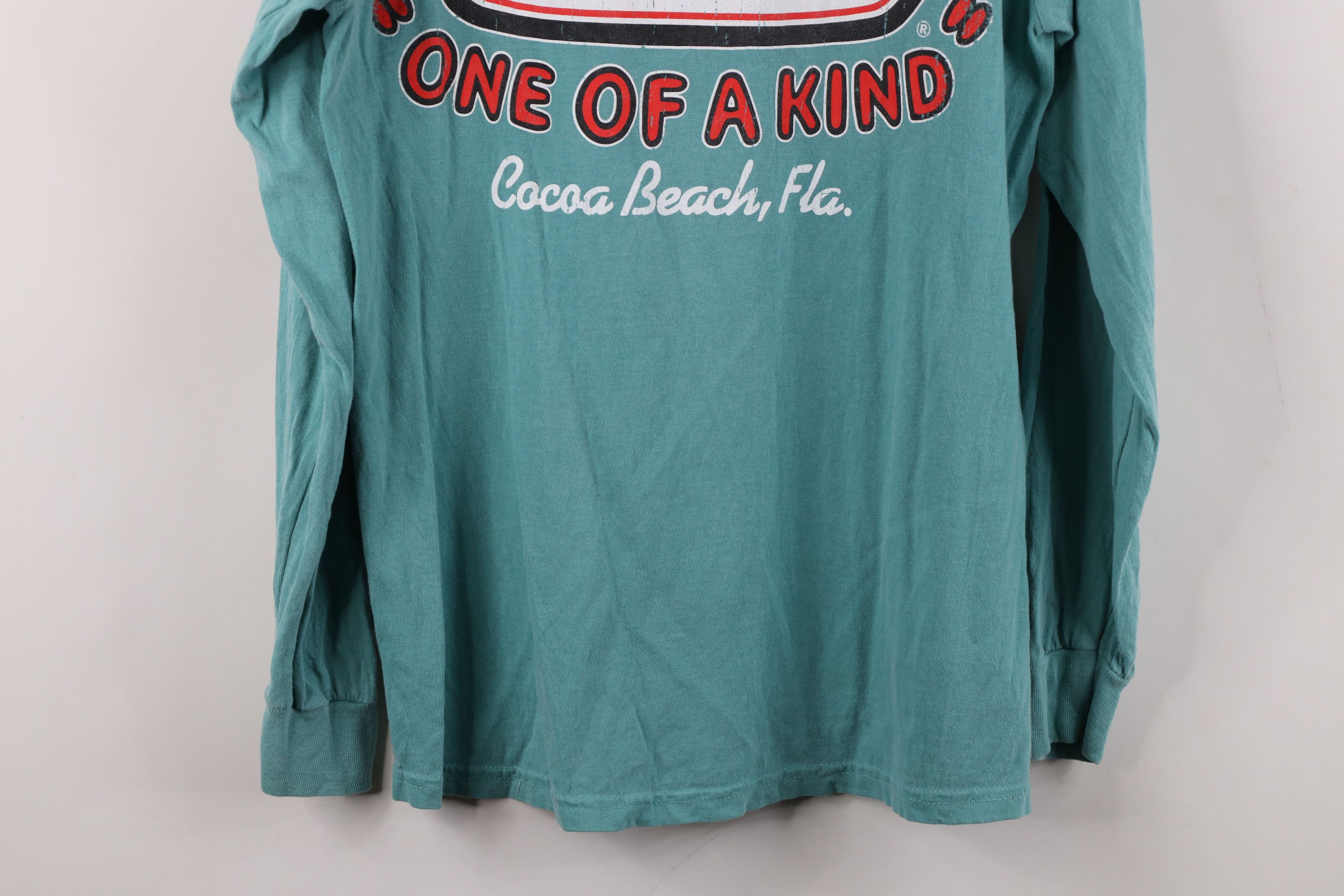 Vintage Vintage Ron Jon Surf Ship Spell Out Long Sleeve T-Shirt Teal Size US S / EU 44-46 / 1 - 14 Thumbnail