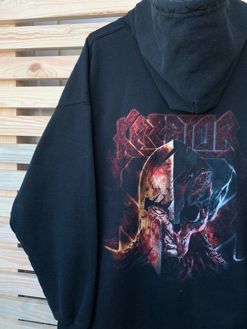 Band Tees × Vintage Vintage Kreator Zip Hoodie Y2K Metal Size US XXL / EU 58 / 5 - 3 Thumbnail