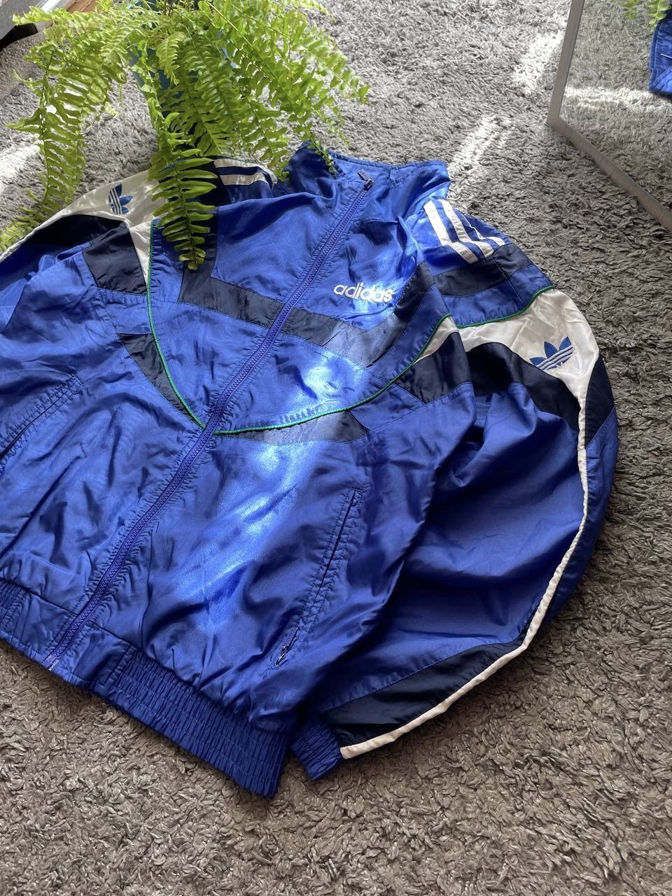 Adidas × Vintage 90s Adidas Suit Vintage Streetwear Logo Rare Neylon Oversize Size US M / EU 48-50 / 2 - 7 Thumbnail