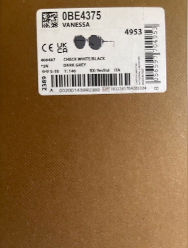 Burberry **SOLD*NEW! Burberry Vanessa Sunglasses in Box Size ONE SIZE - 7 Thumbnail