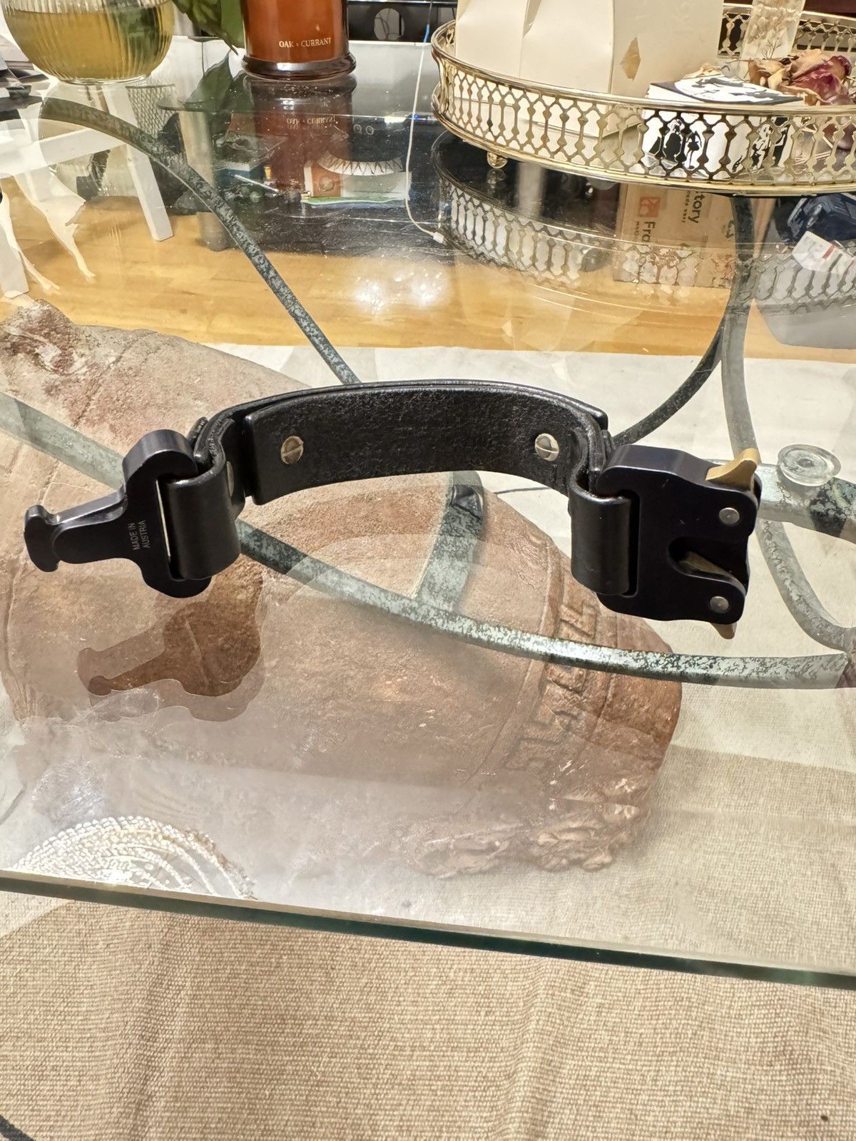 1017 ALYX 9SM 1017 ALYX 9SM Leather bracelet Size ONE SIZE - 3 Thumbnail