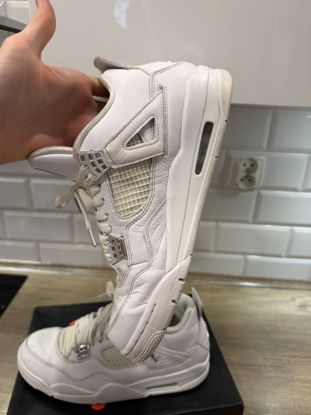 Jordan Brand Jordan 4 Pure Money 2017 Size US 10.5 / EU 43-44 - 8 Thumbnail