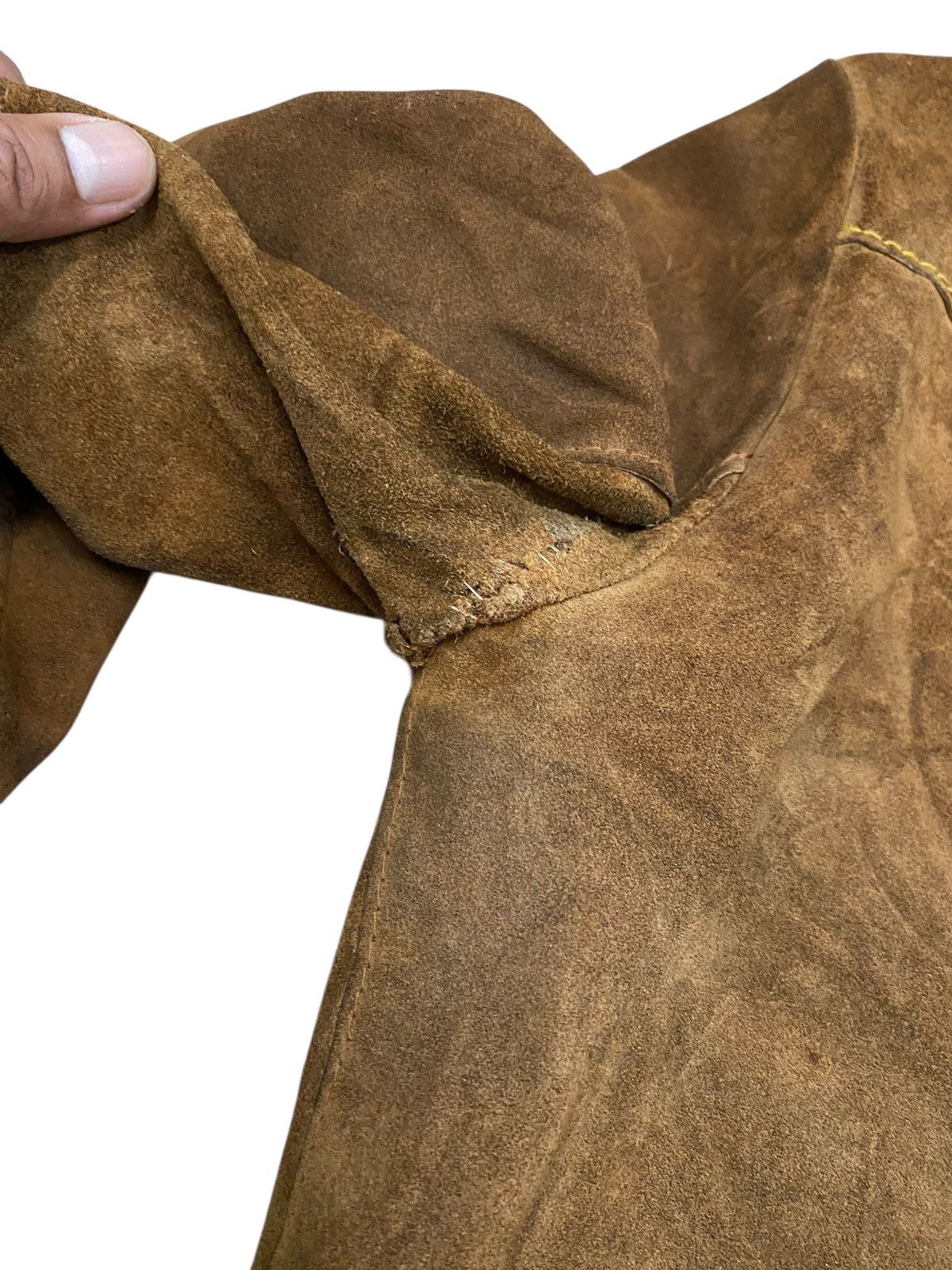 Vintage Vintage Pioneer Wear Suede Sherpa Jacket Western Rancher USA Size US M / EU 48-50 / 2 - 11 Thumbnail