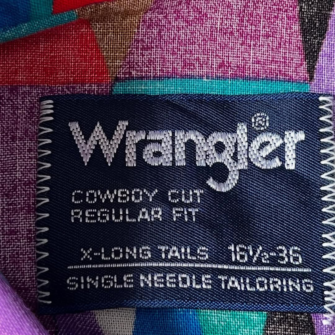 Wrangler Wrangler 80s Western Aztec Loud Vibrant Colorful Rodeo Vtg Size US XL / EU 56 / 4 - 8 Thumbnail
