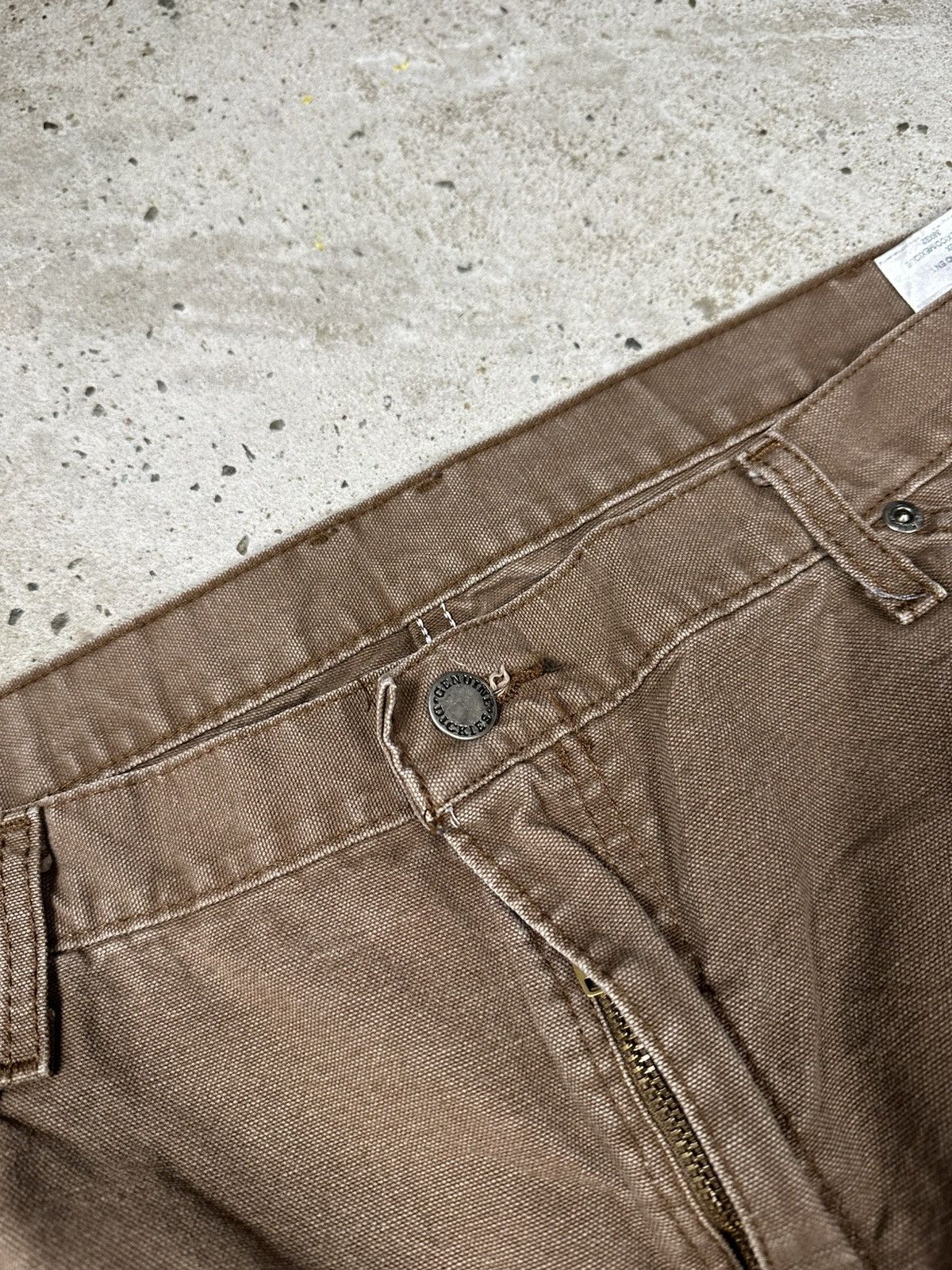 Dickies × Vintage Vintage Y2K Dickies Baggy Brown Carpenter Denim Pants Jeans Size US 38 / EU 54 - 8 Thumbnail