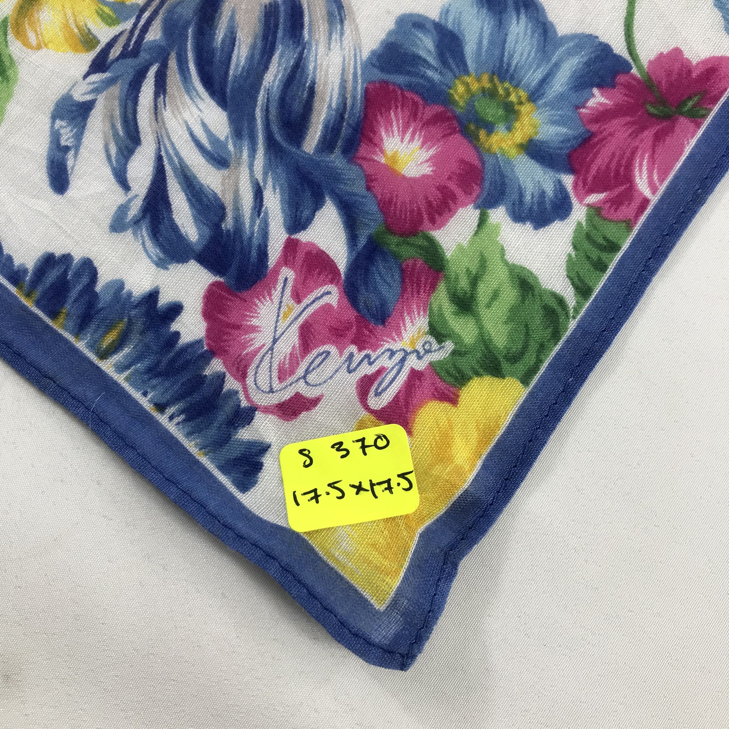 Kenzo × Vintage Kenzo Bandana / Handkerchief / Neckerchief - S370 Size ONE SIZE - 5 Thumbnail