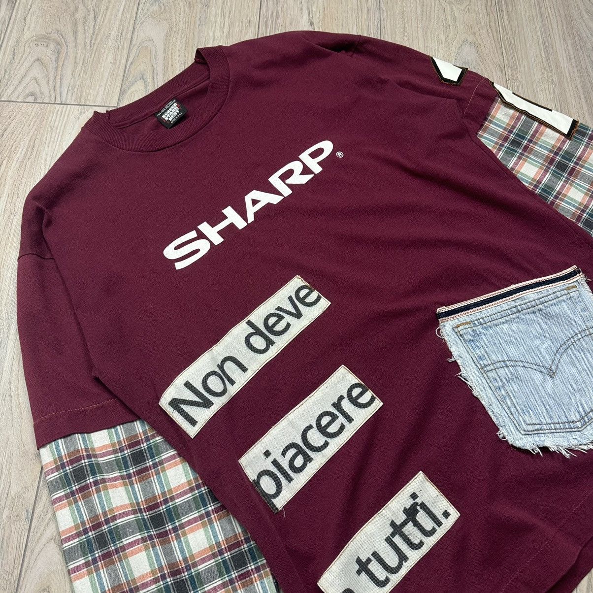 Vintage Rare Vintage Reconstructed 1 of 1 Custom Sharp Long Sleeve Size US XL / EU 56 / 4 - 11 Thumbnail