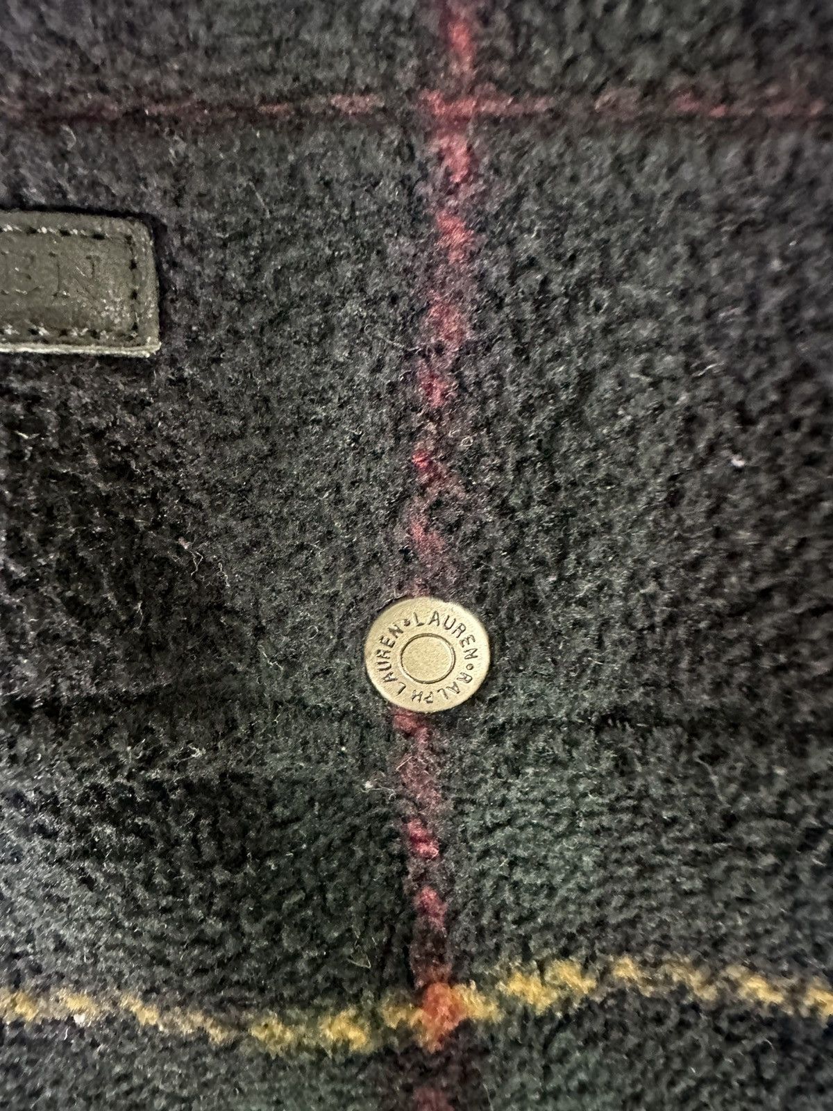 Polo Ralph Lauren × Ralph Lauren × Vintage Ralph Lauren Plaid Fleece Zip Up Collared Shacket Jacket Size US S / EU 44-46 / 1 - 3 Thumbnail