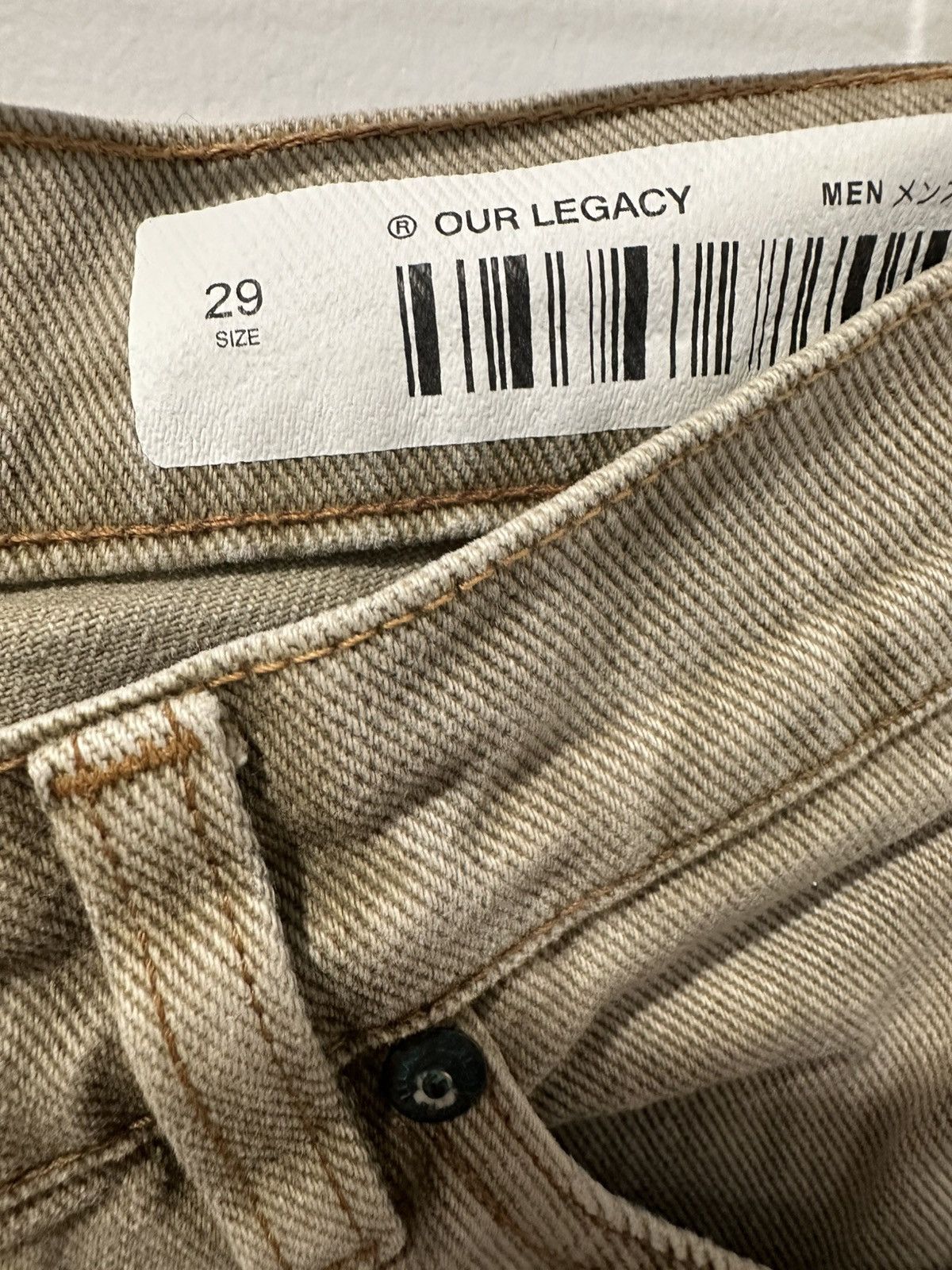 Our Legacy Our Legacy Gray Formal Cut Jeans Size US 29 - 5 Thumbnail