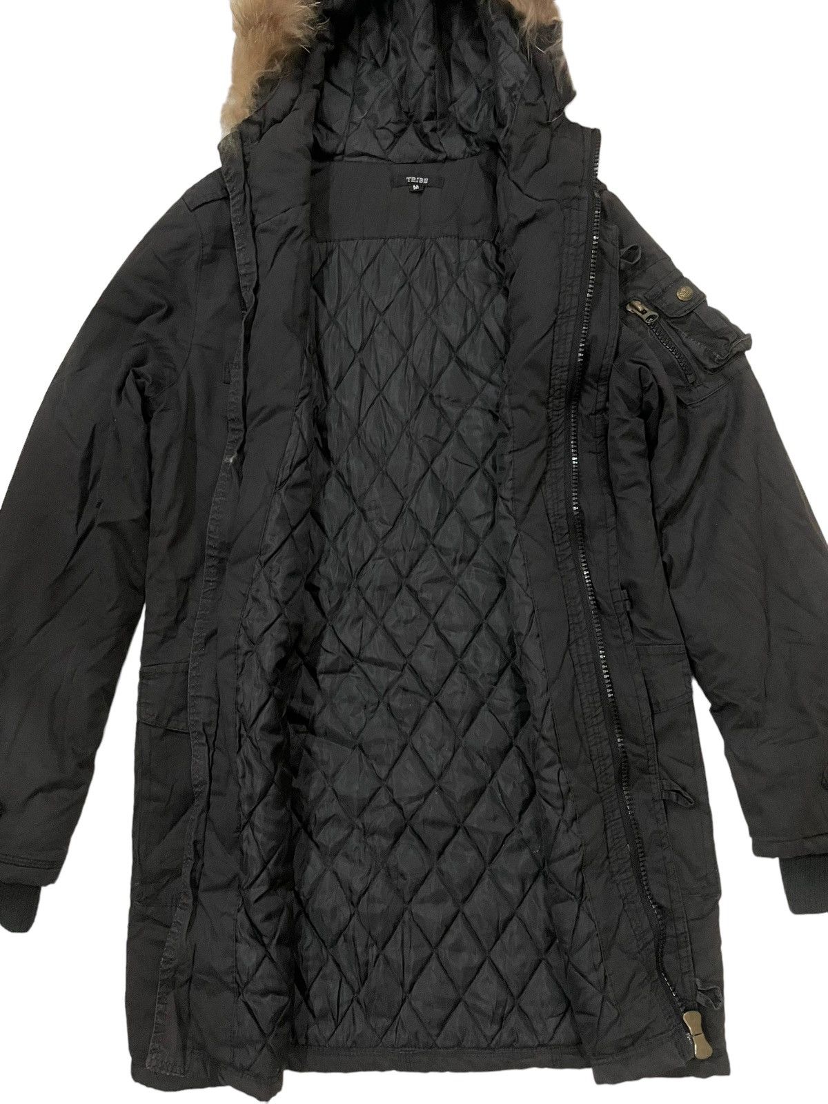 Japanese Brand × Vintage Tribe Faux Fur Puffer Hood Bondage Punk Buckle Jacket Size US M / EU 48-50 / 2 - 7 Thumbnail