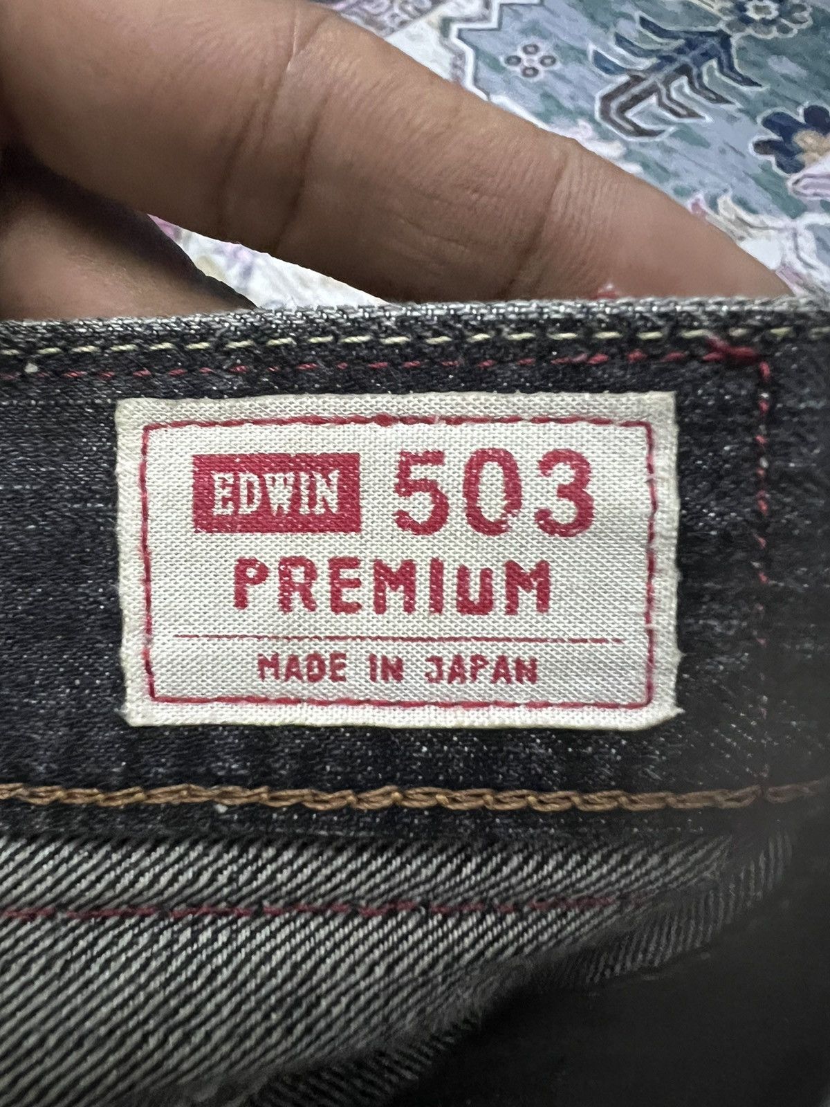 Japanese Brand × Vintage EXWIN 503 MADE IN JAPAN DISTRESSED DENIM PANT Size US 33 - 7 Thumbnail