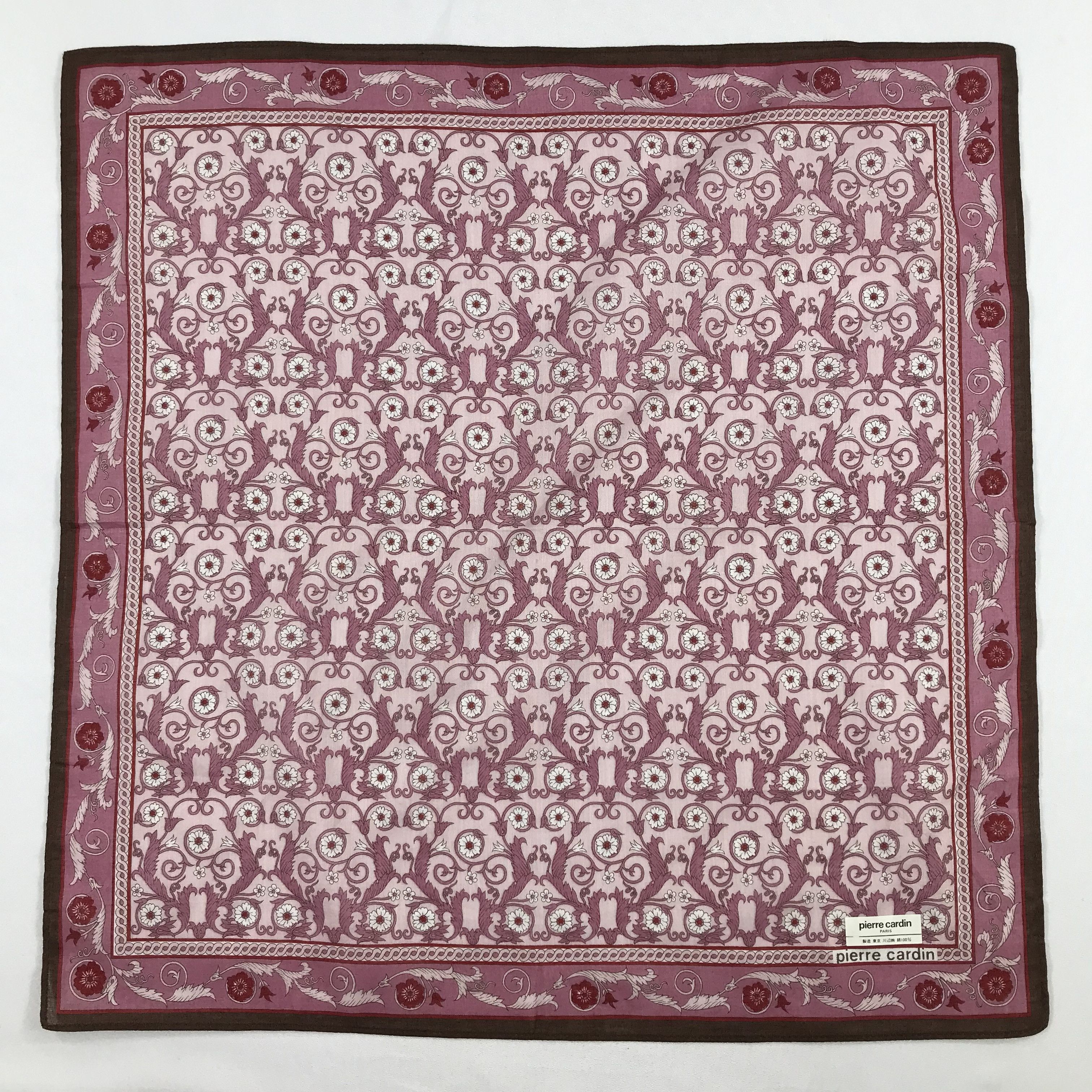 Pierre Cardin × Vintage Pierre Cardin Bandana / Handkerchief / Neckerchief - S2334 Size ONE SIZE - 1 Thumbnail