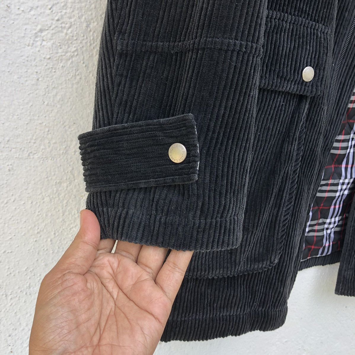 Burberry Burberry Black Label Corduroy Lined Quilted Coats, Jacket Size US L / EU 52-54 / 3 - 7 Thumbnail