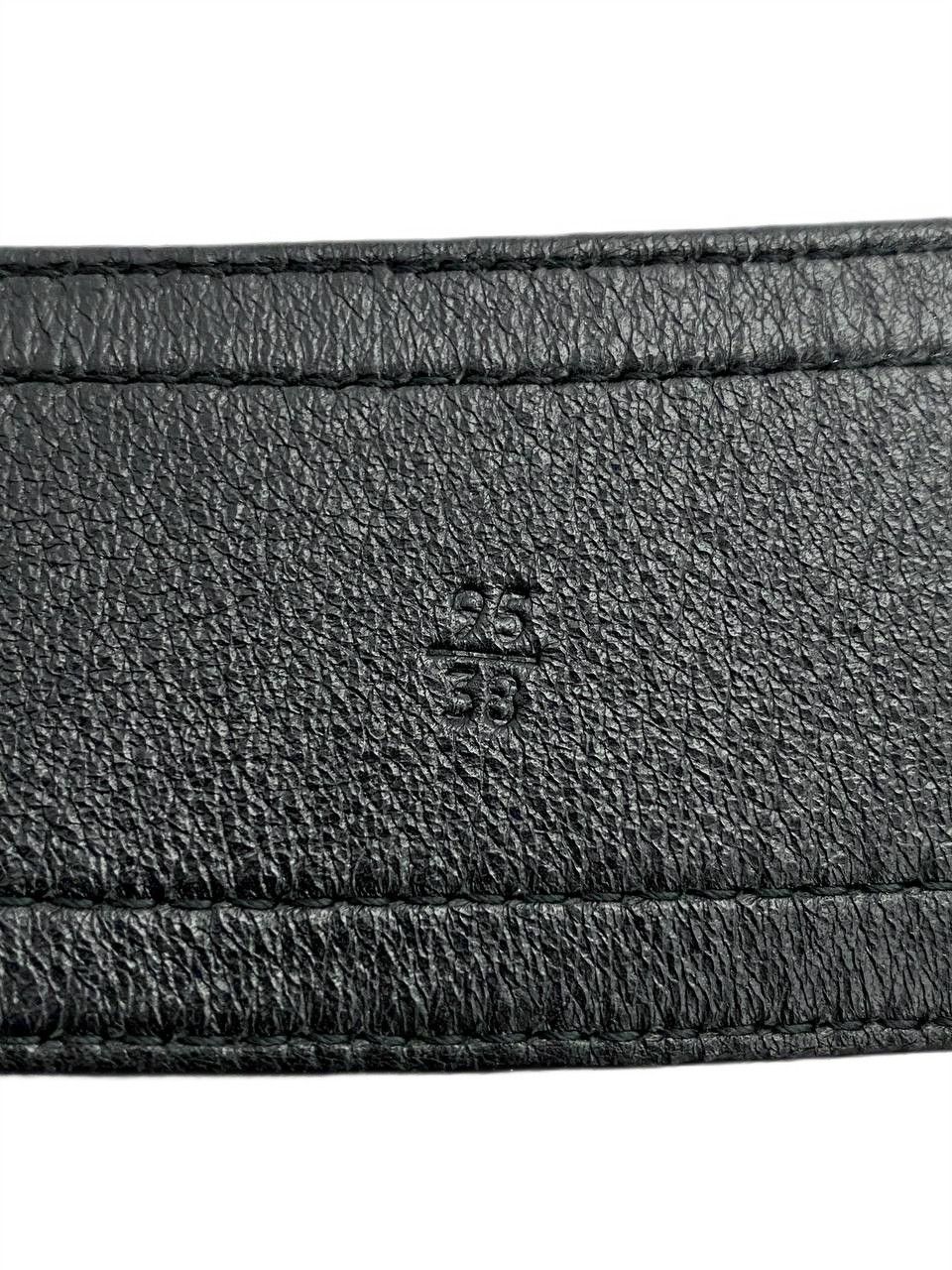 Prada Prada Logo Hook Leather Silver Black Belt Vintage Y2K Women Size ONE SIZE - 9 Thumbnail