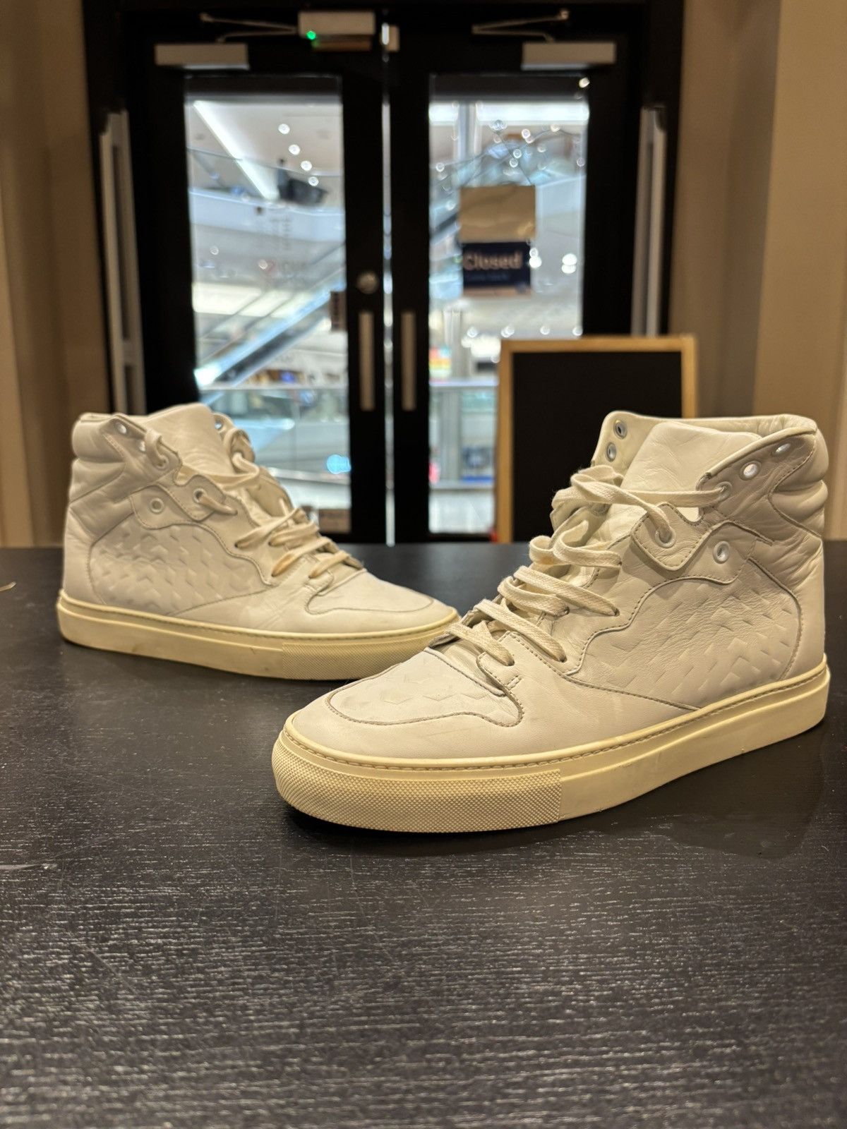 Balenciaga Leather High Top Sneaker