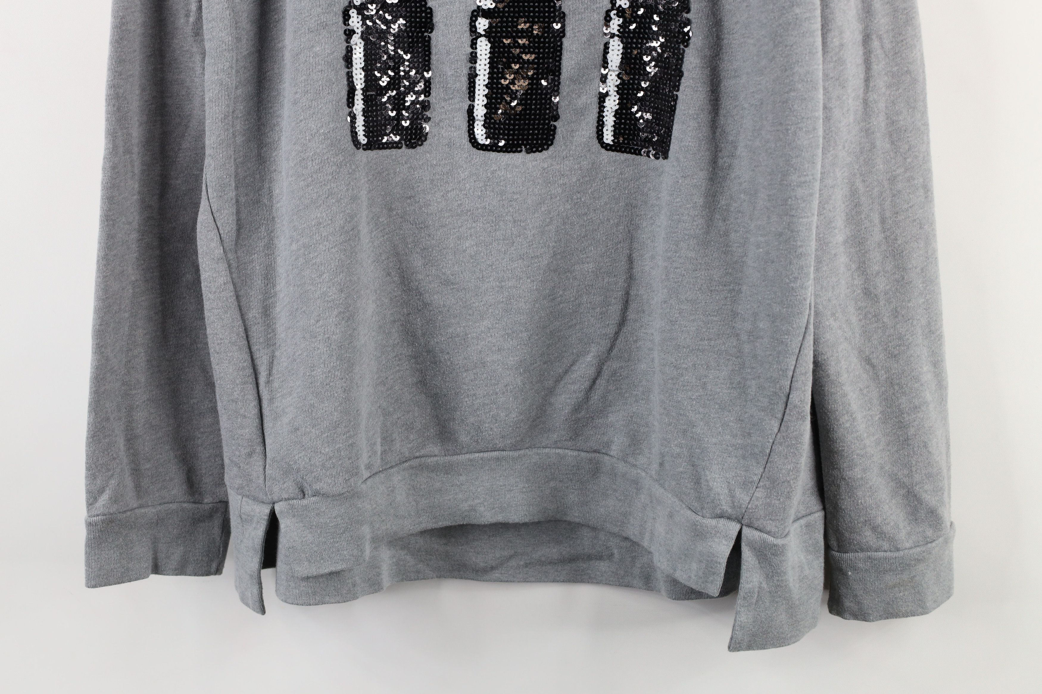 Juicy Couture × Vintage Vintage Y2K Juicy Couture Sequin Lipstick Sweatshirt Gray Size XL / US 12-14 / IT 48-50 - 3 Thumbnail