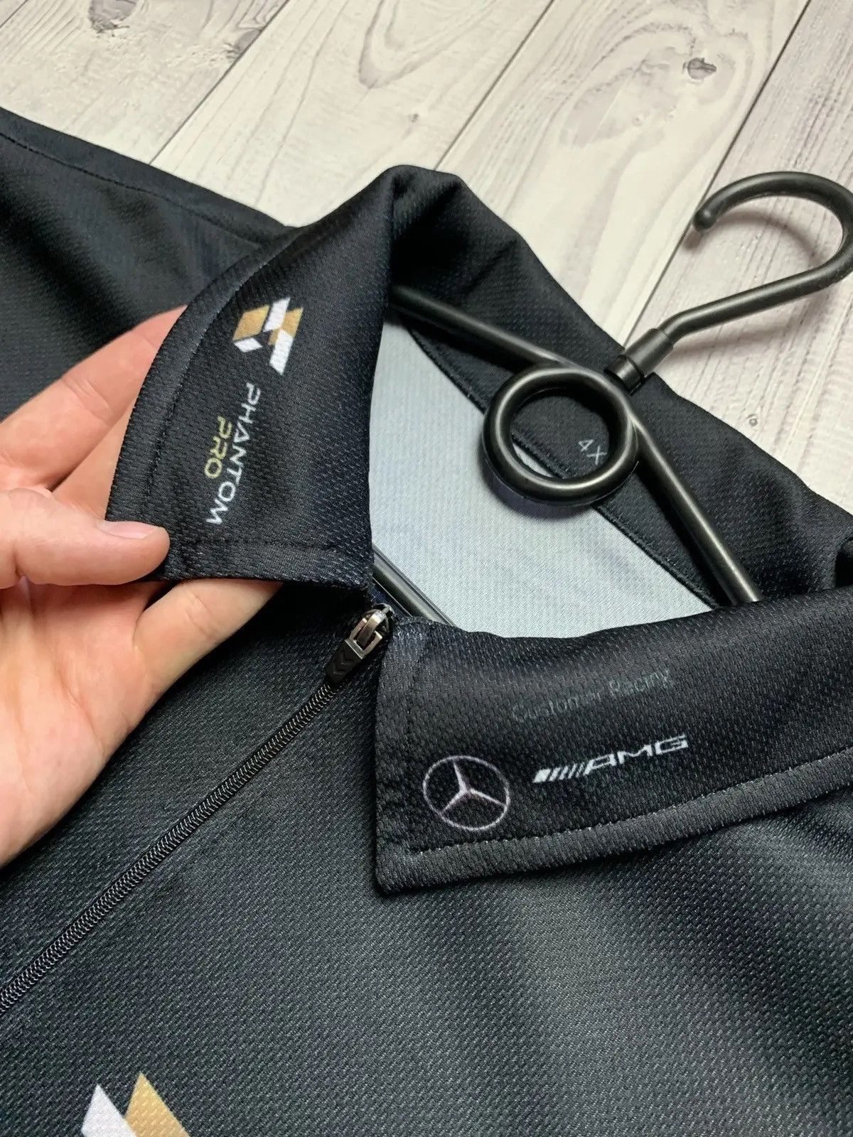 Mercedes-Benz Racing polo shirt Mercedes Benz amg phantom pro size XL Size US XL / EU 56 / 4 - 4 Thumbnail