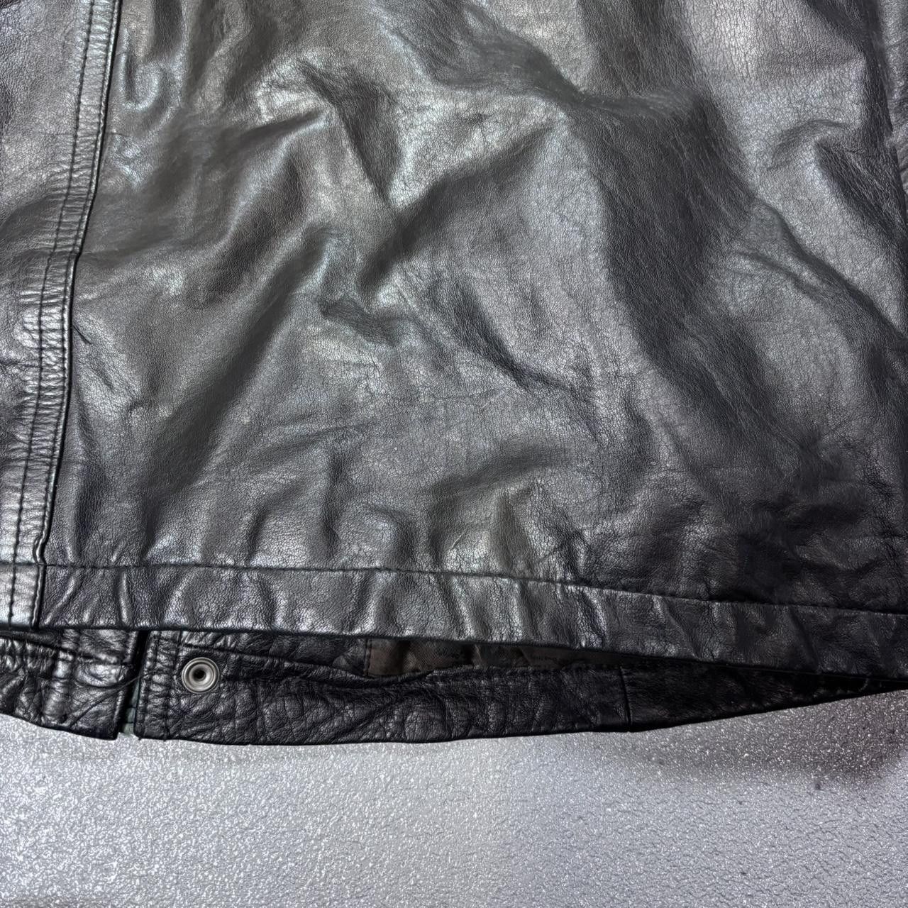 Japanese Brand × Vintage Vintage y2k 90s leather jacket Size US L / EU 52-54 / 3 - 7 Thumbnail