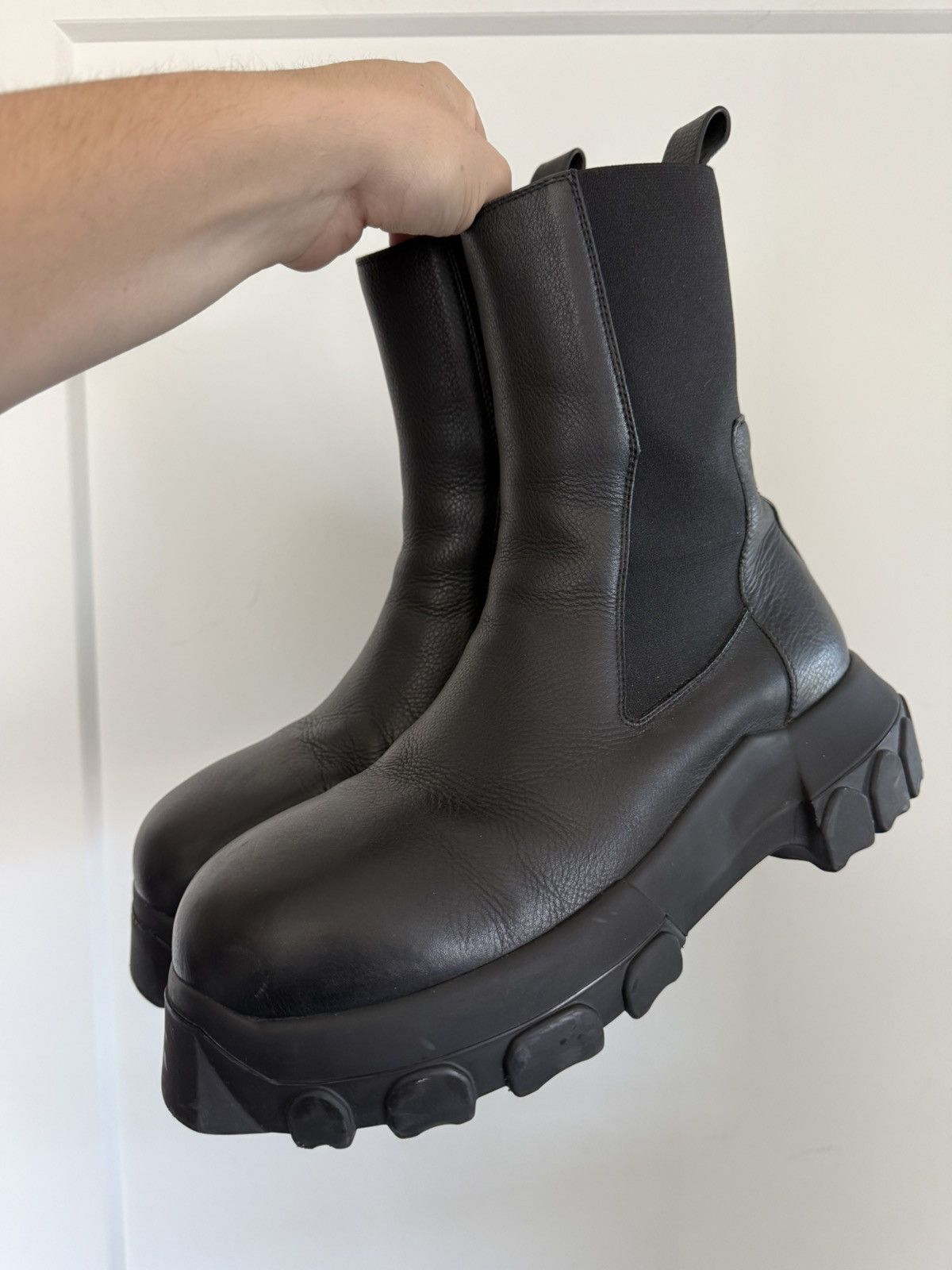 Rick Owens Rick Owen Beatle Bozo Tractor Boots size 43 | Grailed