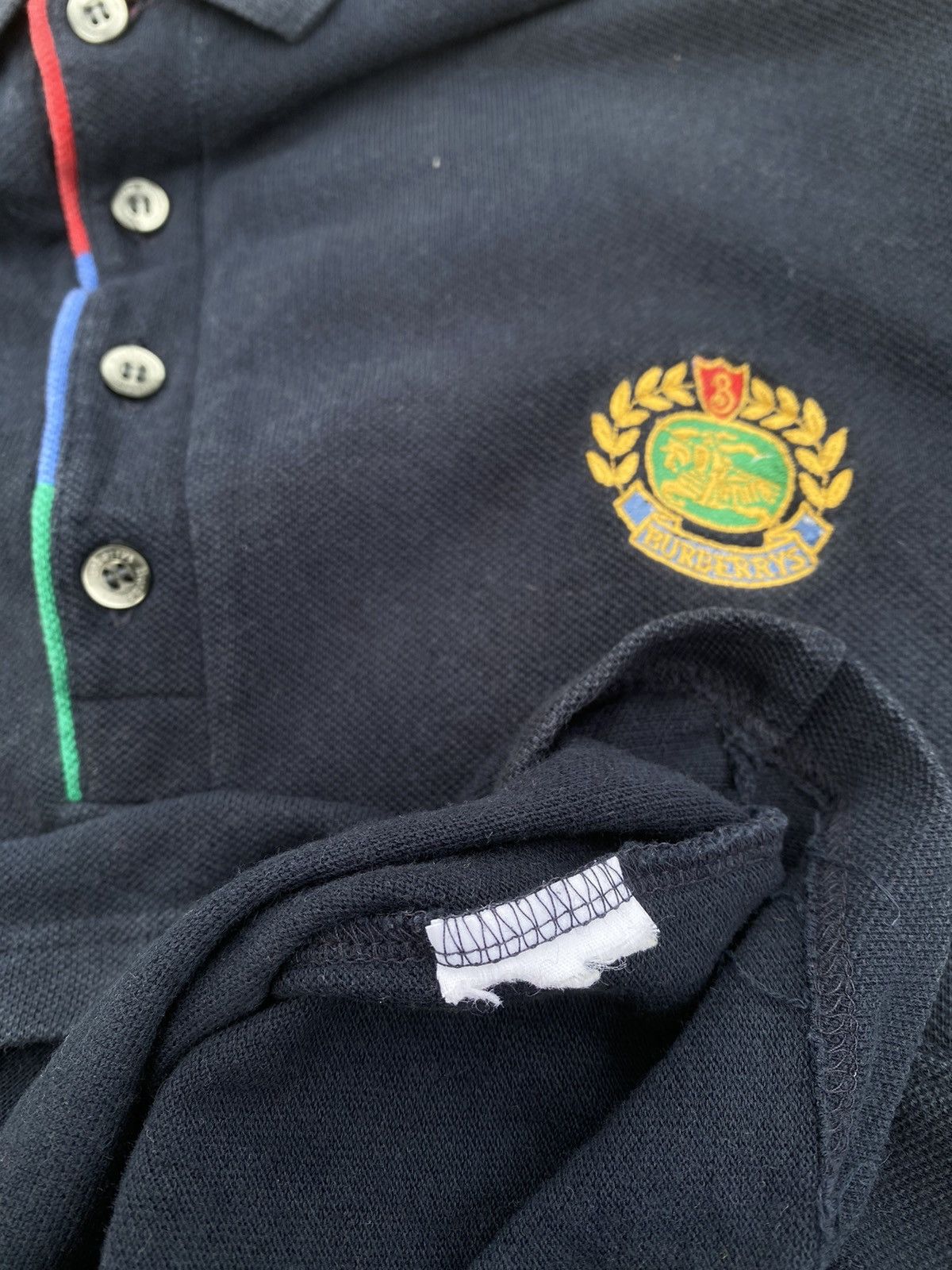 Rare Vintage Burberry Polo Tee